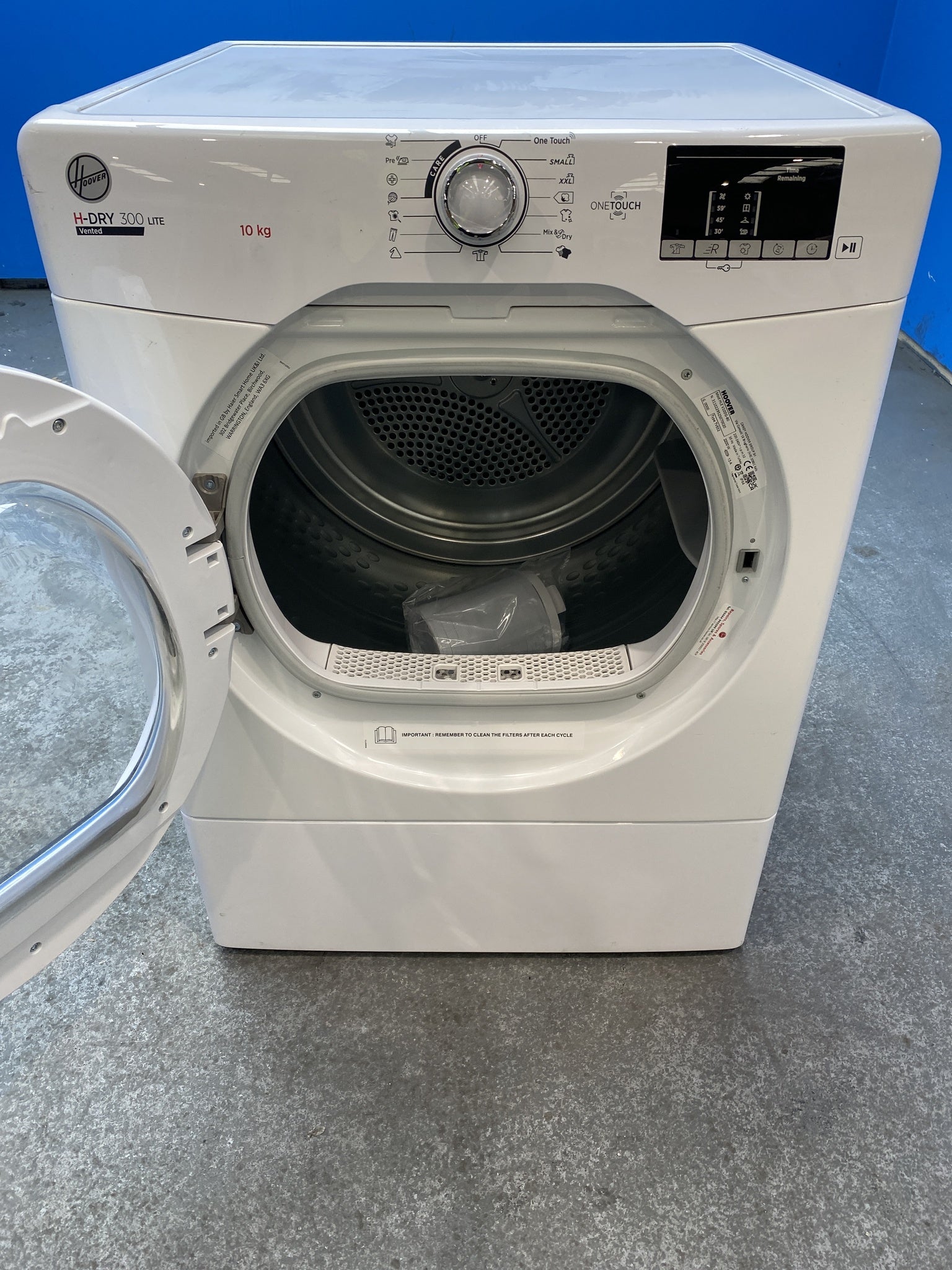 #GRC-157-675 - Hoover HLE V10DG-80 10kg Vented Tumble Dryer