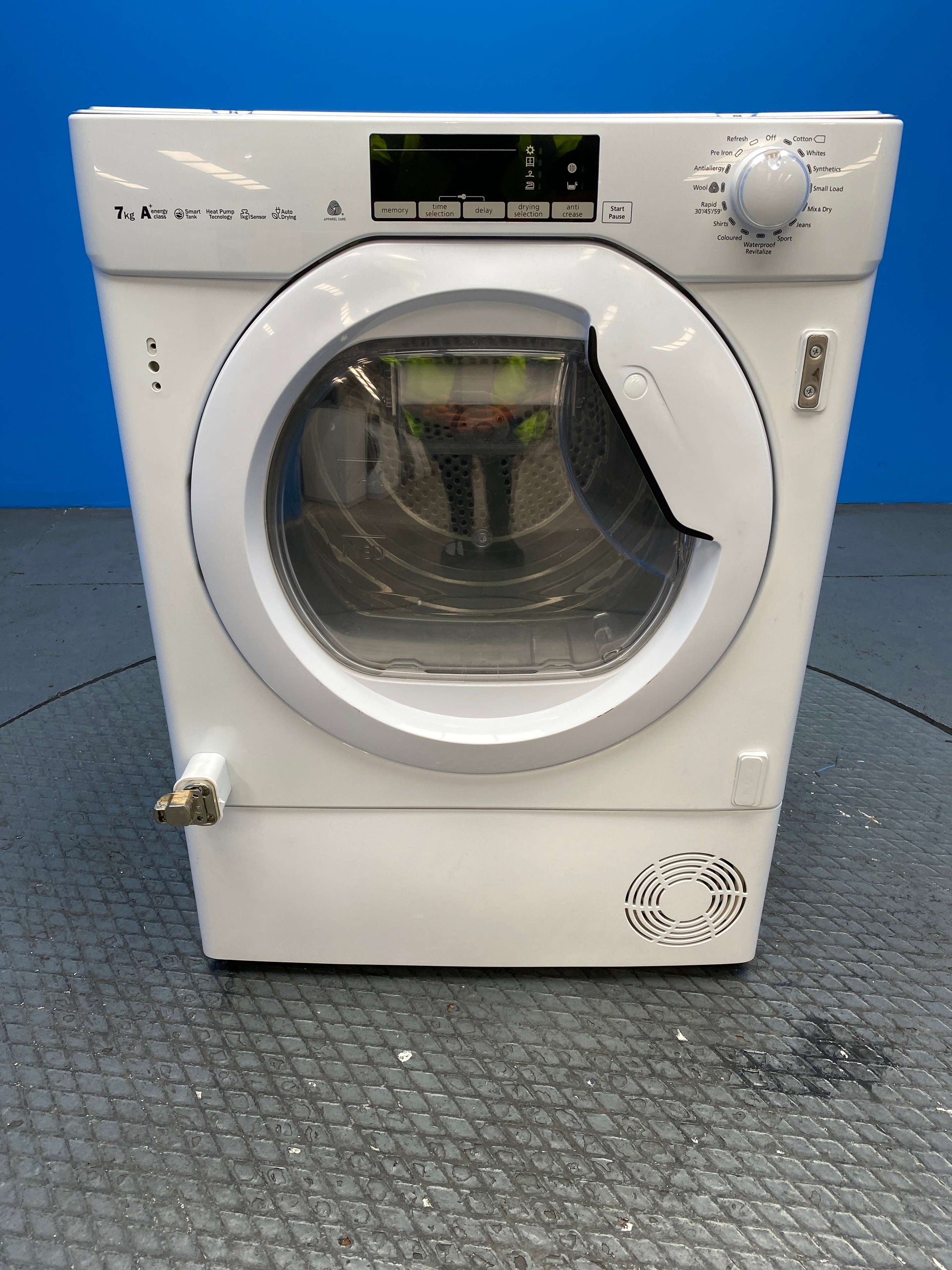 Iberna BITDH7A1TE 7kg Built-In Heat Pump Tumble Dryer
