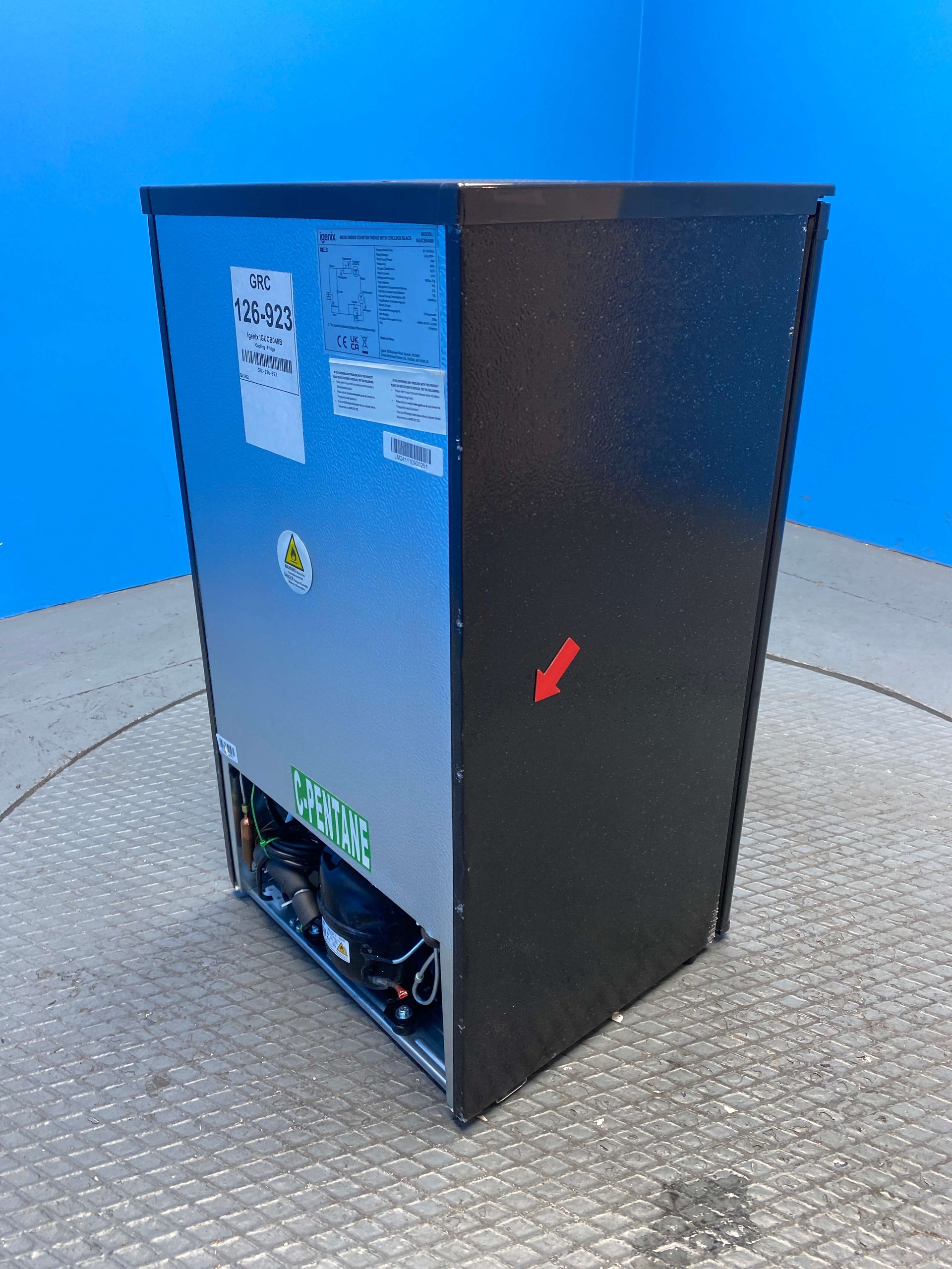 Igenix IGUCB048B 81 Litre Under Counter Fridge