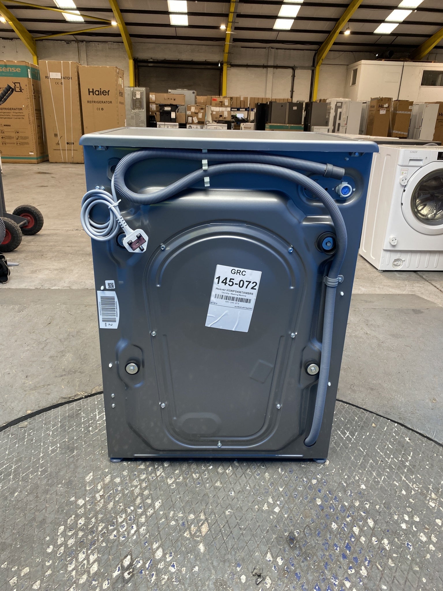 #GRC-145-072 - Hoover H3WPS496TAMBR680 9kg 1400 Spin Washing Machine