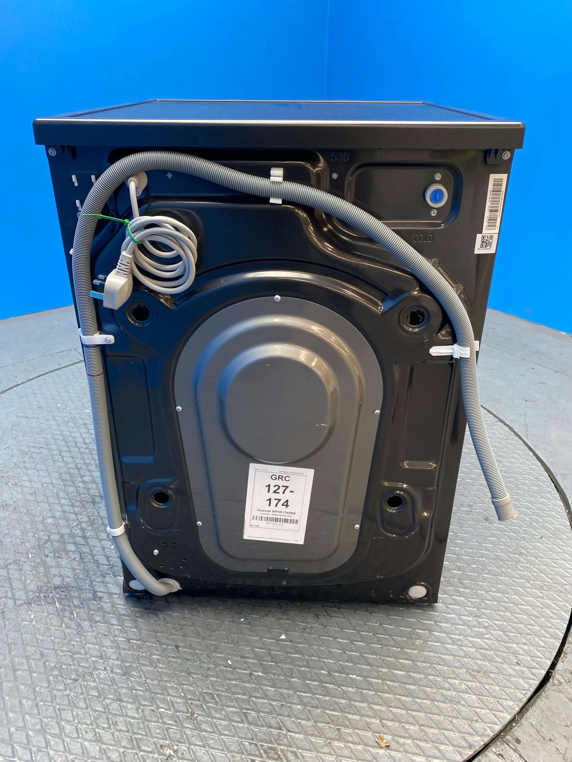 Hisense WF5S1245BB 12kg 1400 Spin Washing Machine