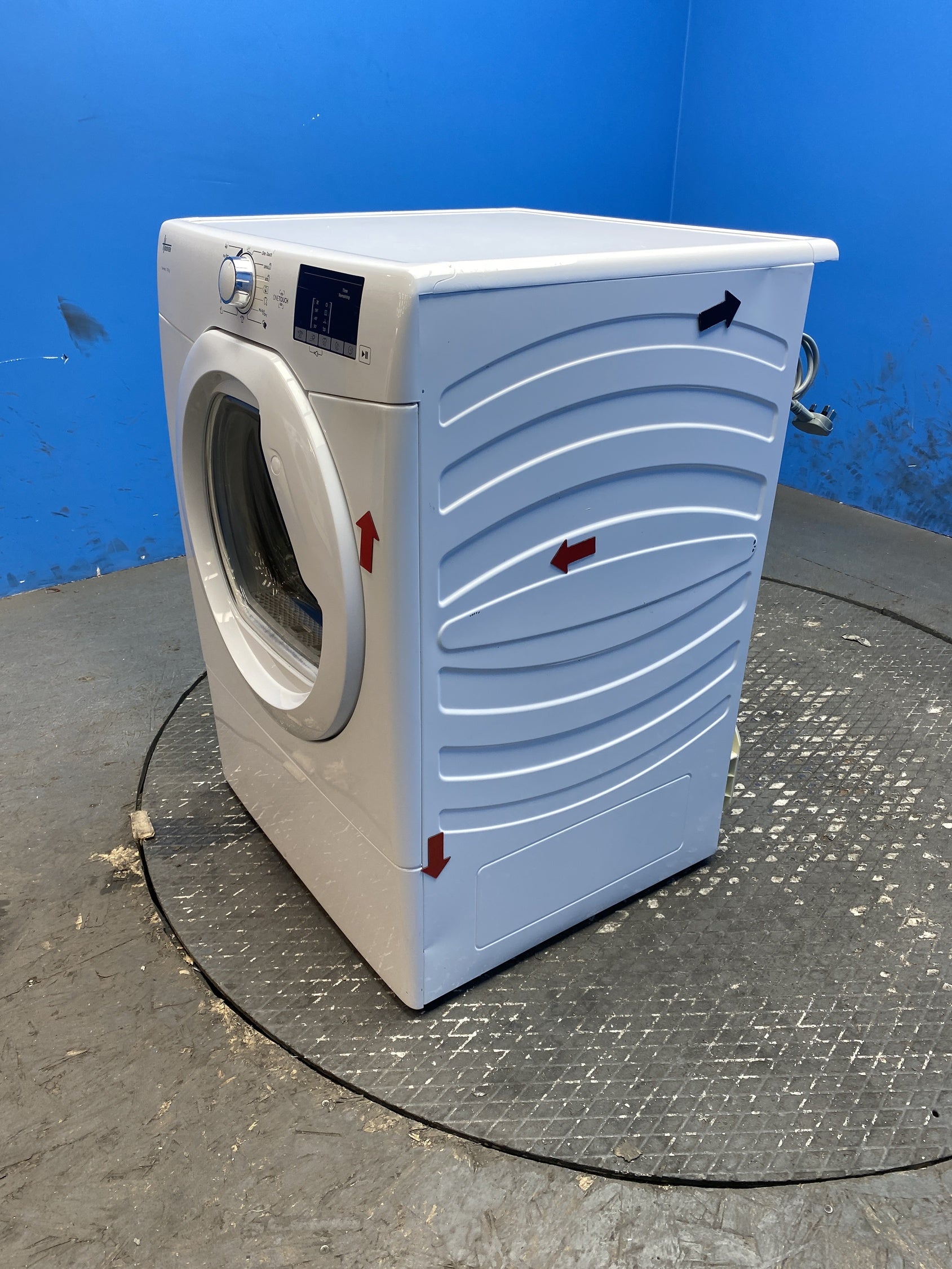 #GRC-156-126 - Hoover HLE V10DG-80 10kg Vented Tumble Dryer