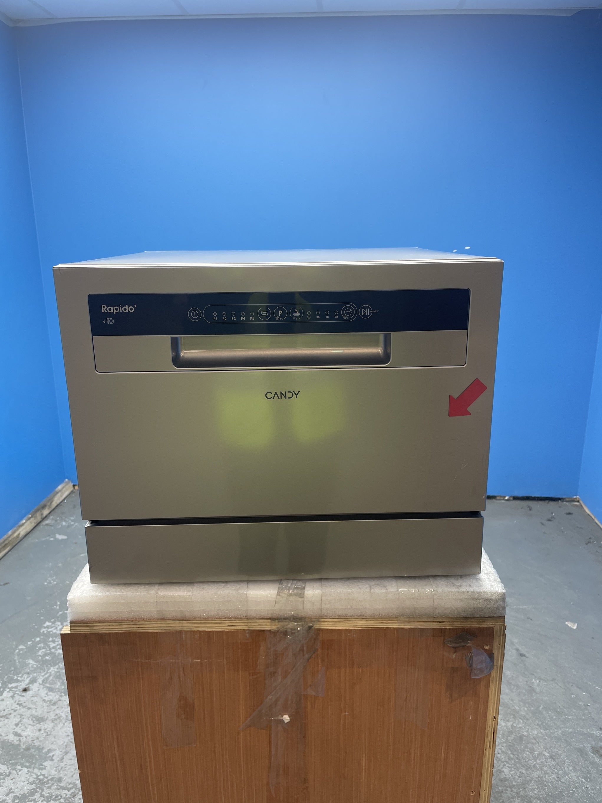 #GRC-152-391 - Candy RapidÓ CP 6E51LS-80 Tabletop 6 Place Setting Dishwasher