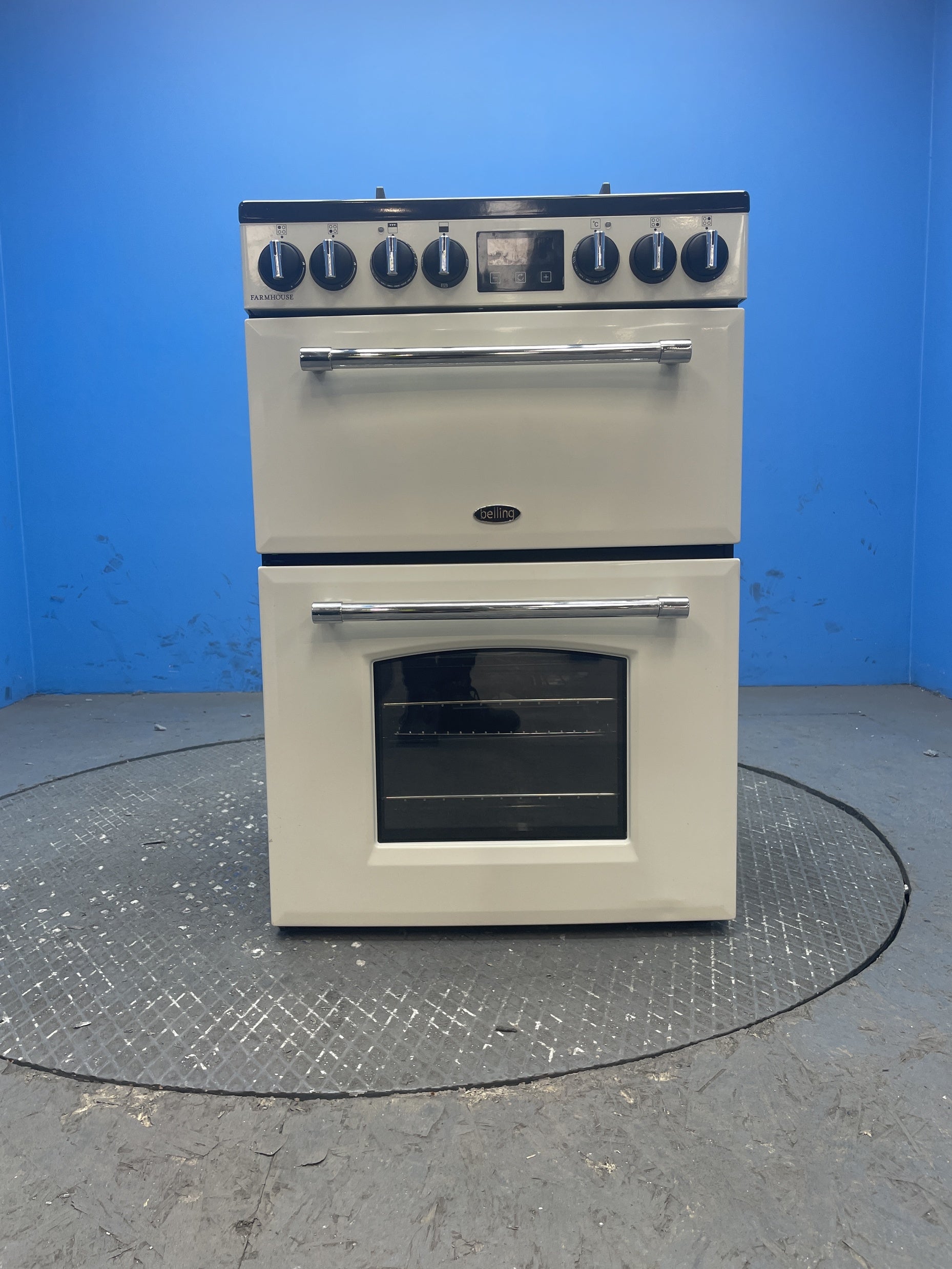 #GRC-159-419 - Belling Farmhouse 60cm Dual Fuel Cooker with Double Oven