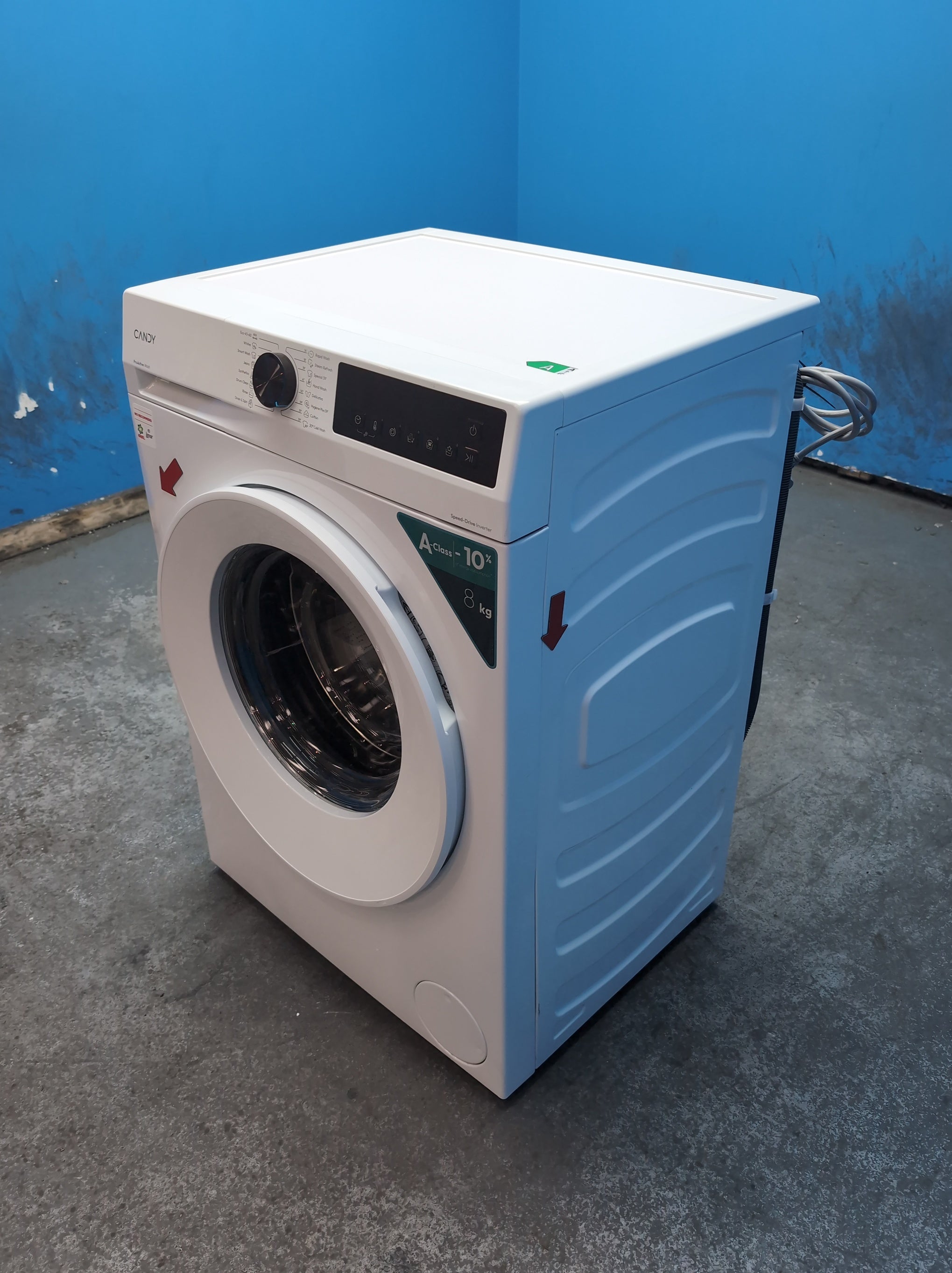 #GRC-163-712 - Candy 8kg 1400rpm Washing Machine – MixPower System, White