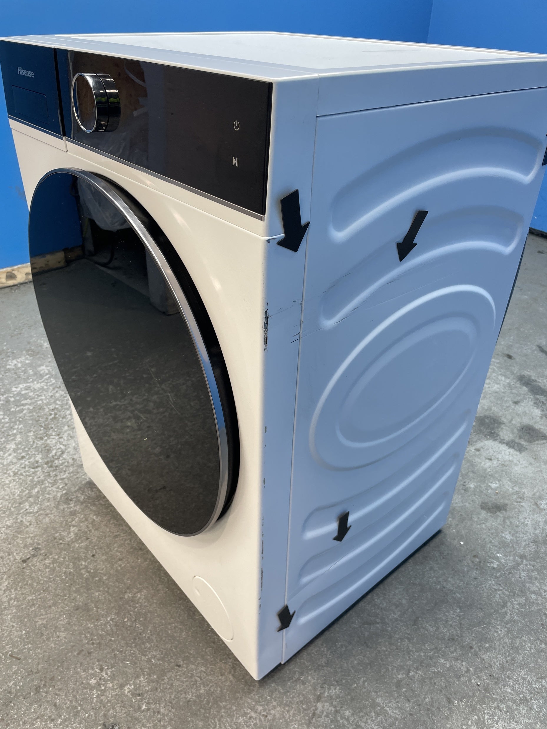 #GRC-157-838 - Hisense WD5I1045BWQ 10.5/6kg 1400rpm AutoDose Washer Dryer