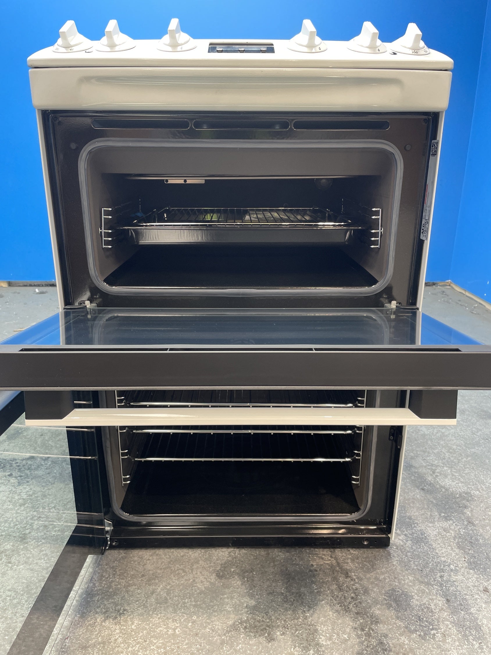 #GRC-158-233 - AEG CKX6540ACW 5000 SurroundCook Dual Fuel Double Oven Cooker