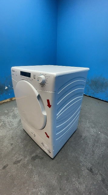 #GRC-162-977 - Candy Smart 9kg Condenser Tumble Dryer – WiFi Connected, White, G Energy Rating