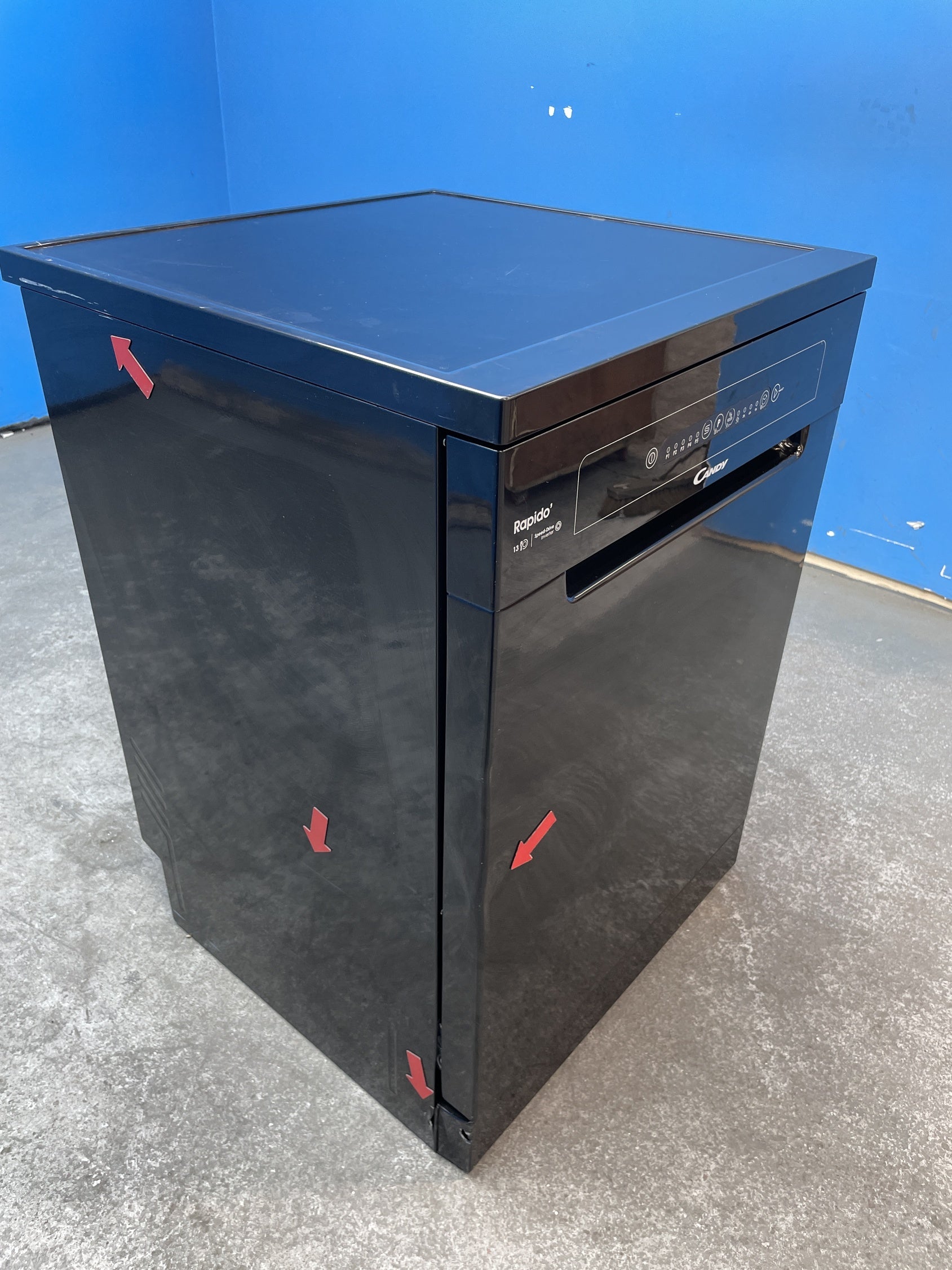#GRC-160-365 - Candy RapidÓ CF 3C9E0B 13 Place Freestanding Dishwasher