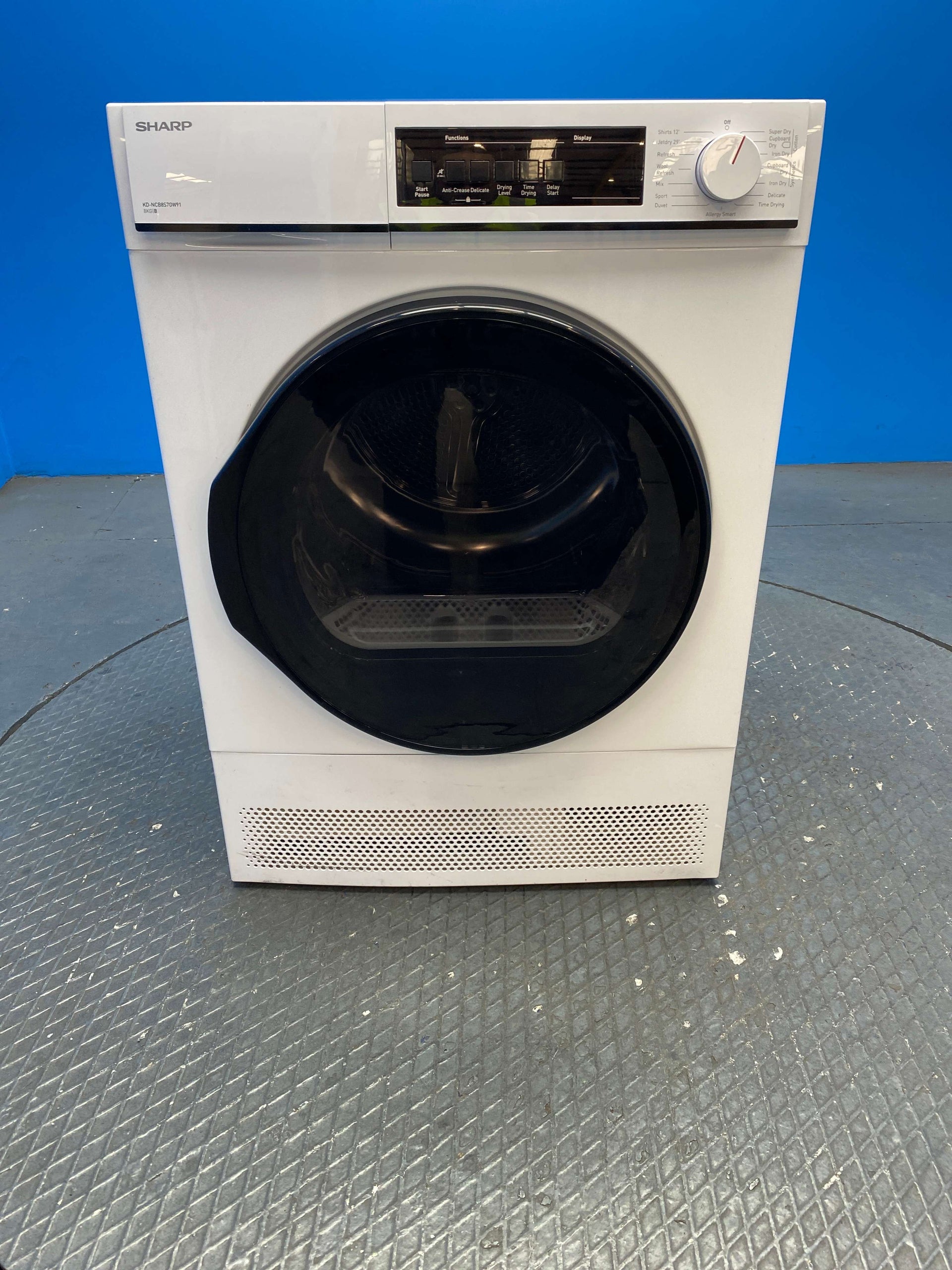 Sharp KD-NCB8S7GW91 8kg Condenser Tumble Dryer
