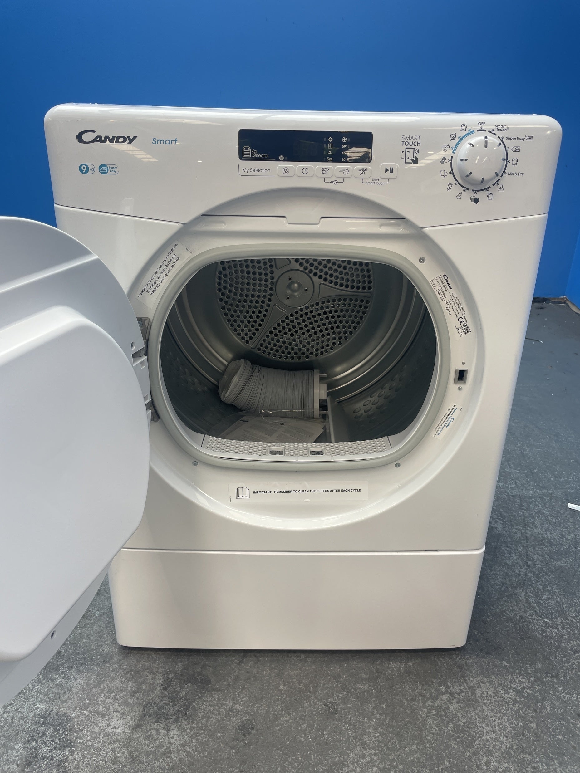 #GRC-159-166 - Candy CSE V9DF-80 9kg Vented Smart Tumble Dryer