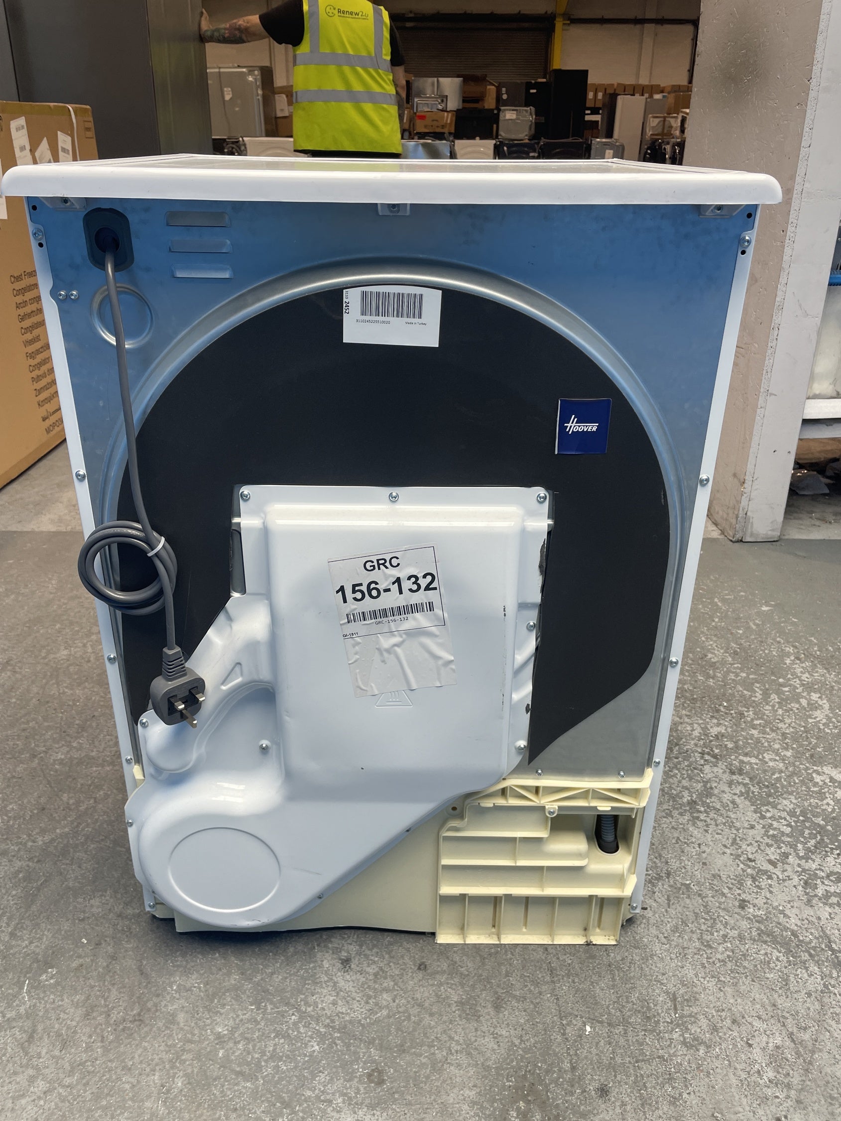 #GRC-156-132 - Hoover HLEC8DE 8kg Condenser Tumble Dryer