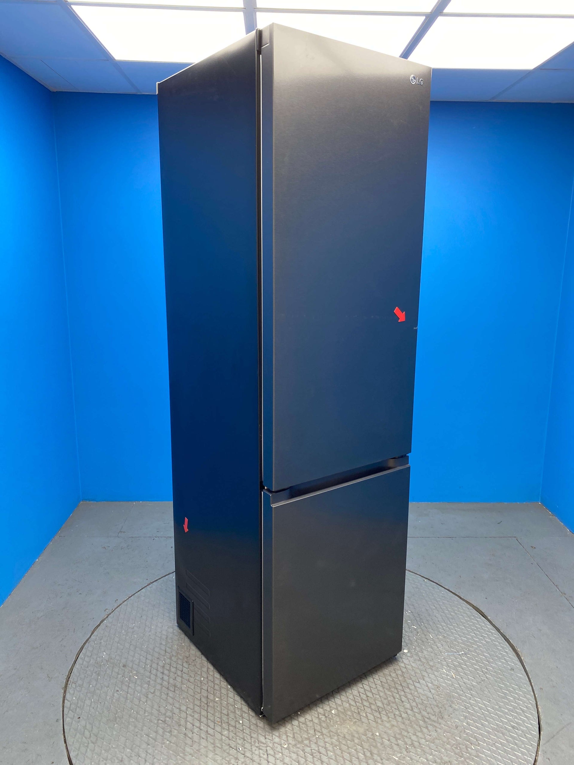 LG GBV5240CEP NatureFRESH™ 387 Litre Combi Fridge Freezer