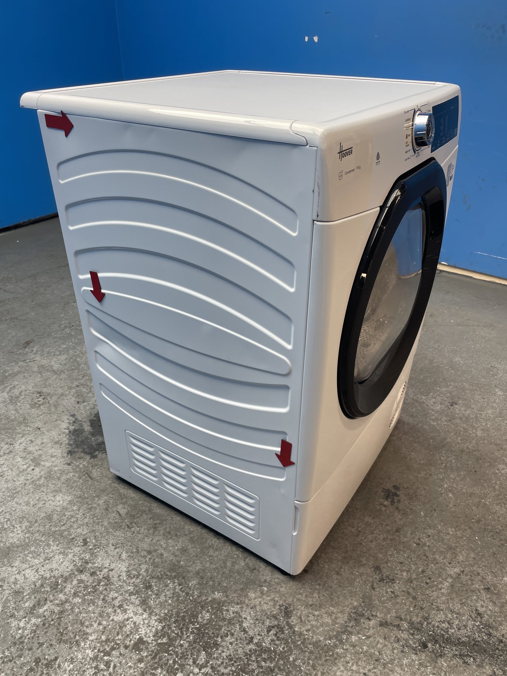 #GRC-153-536 - Hoover H-DRY 350 HREC9TBE-80 9kg Condenser Tumble Dryer