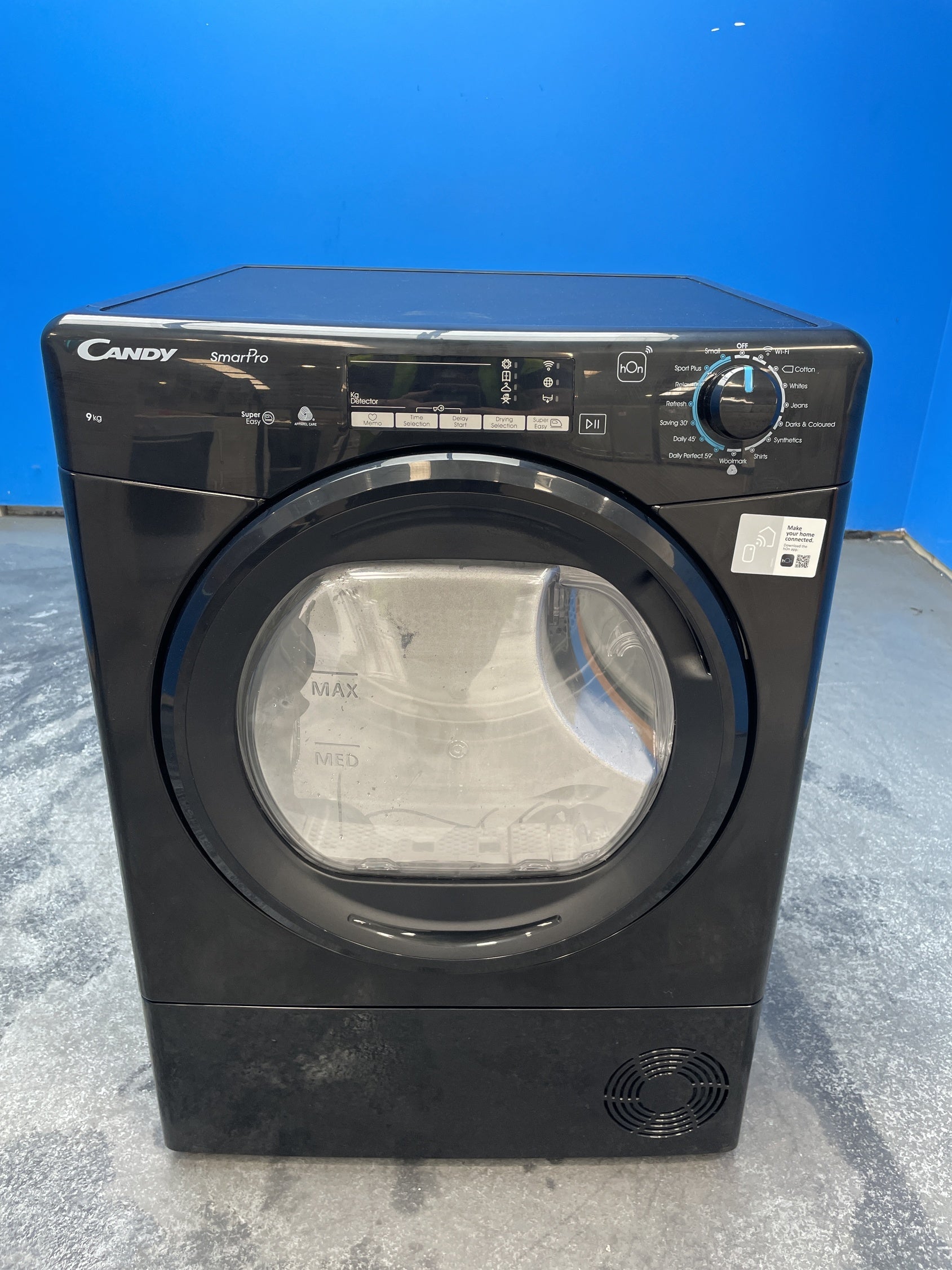 #GRC-162-747 - Candy Smart Pro 9kg Condenser Tumble Dryer – WiFi Connected, Black