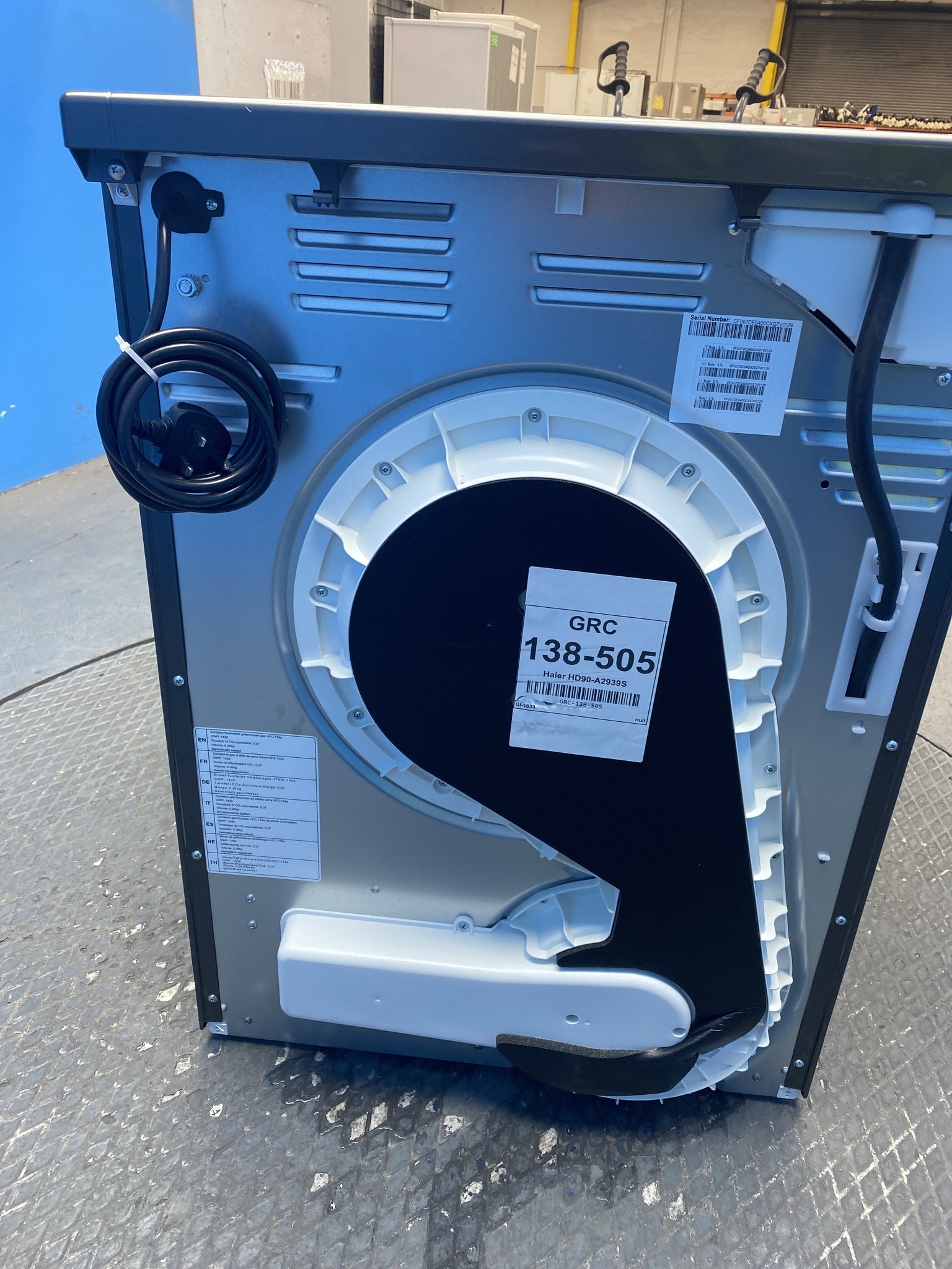 Haier HD90-A2939S Series 3 9kg Heat Pump Tumble Dryer