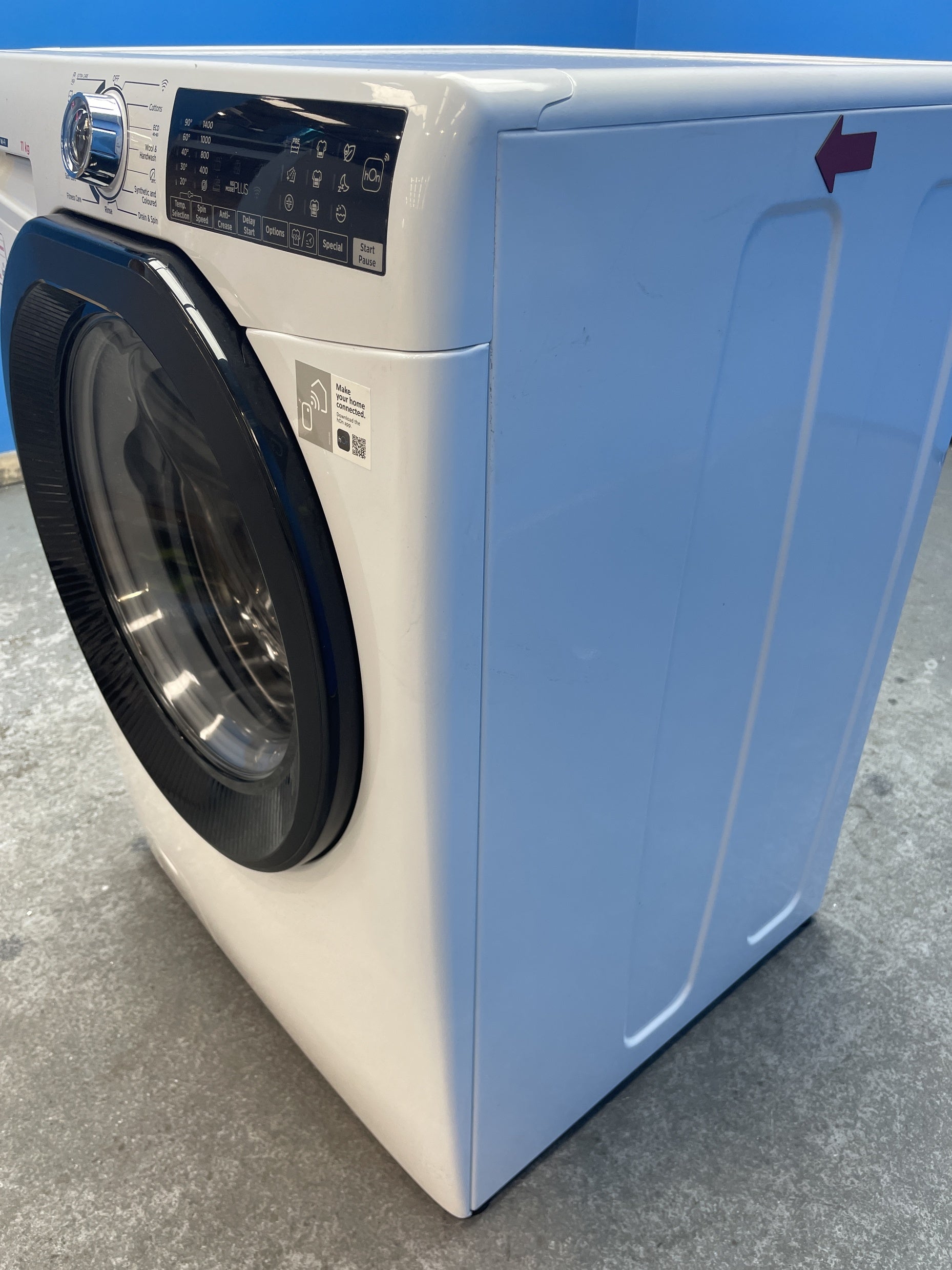 #GRC-157-375 - Hoover H3WPS4116TAMB5 11kg 1400 Spin Washing Machine