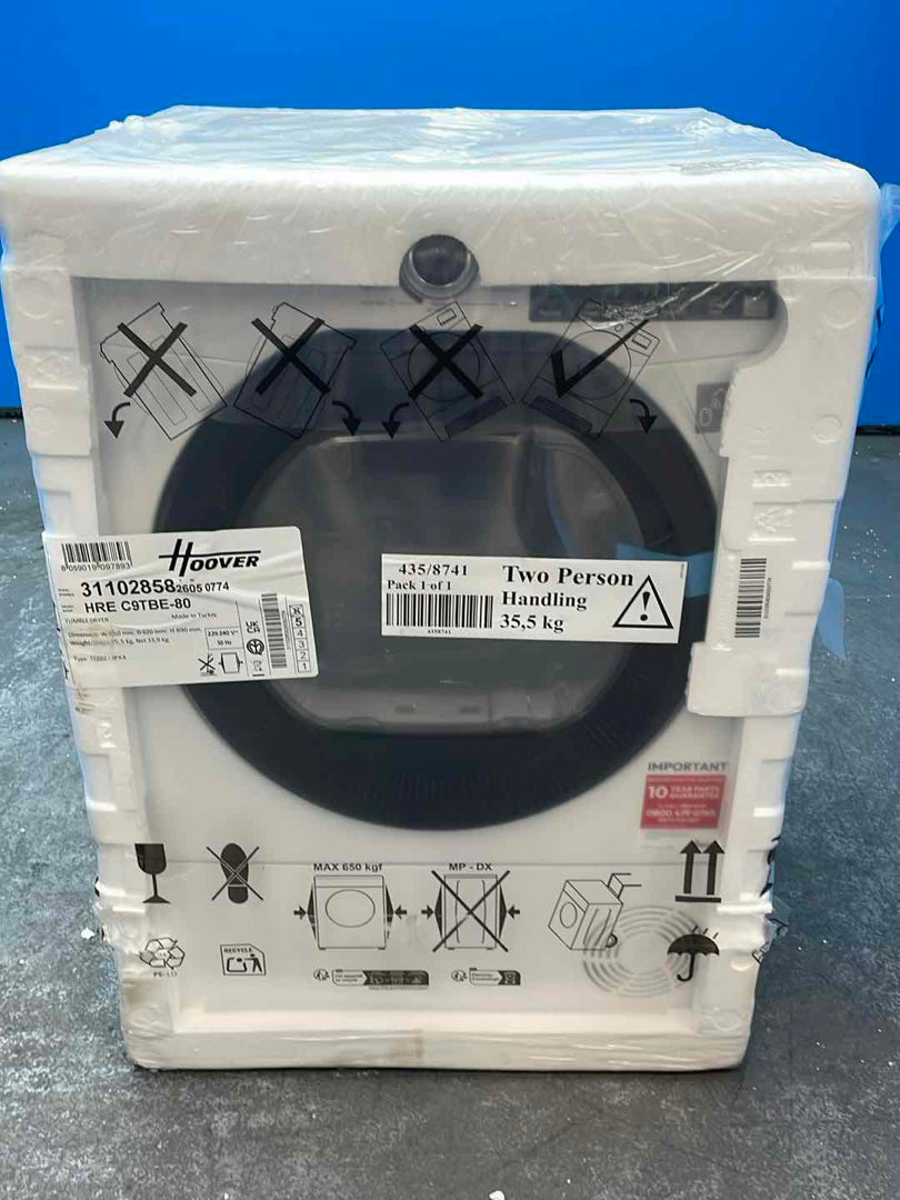 #GRC-162-285 - Hoover H-DRY 350 HRE C9TBE-80 9kg Condenser Tumble Dryer