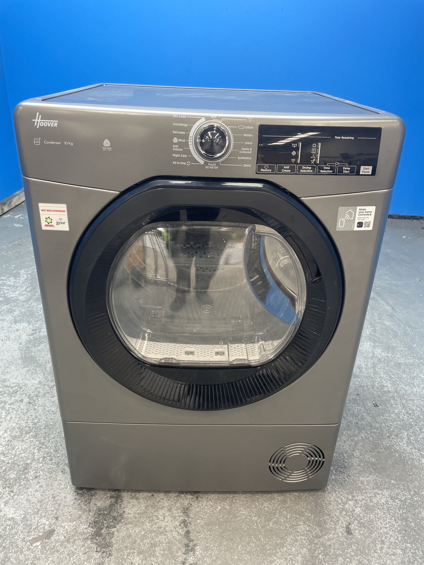 #GRC-159-567 - Hoover H-DRY 350 HRE C10TBER-80 10kg Condenser Dryer