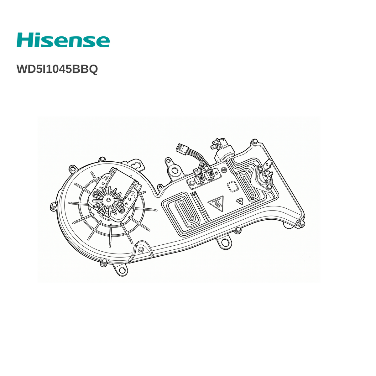 Hisense WD5I1045BBQ Dryer Chamber - Renew 2 U