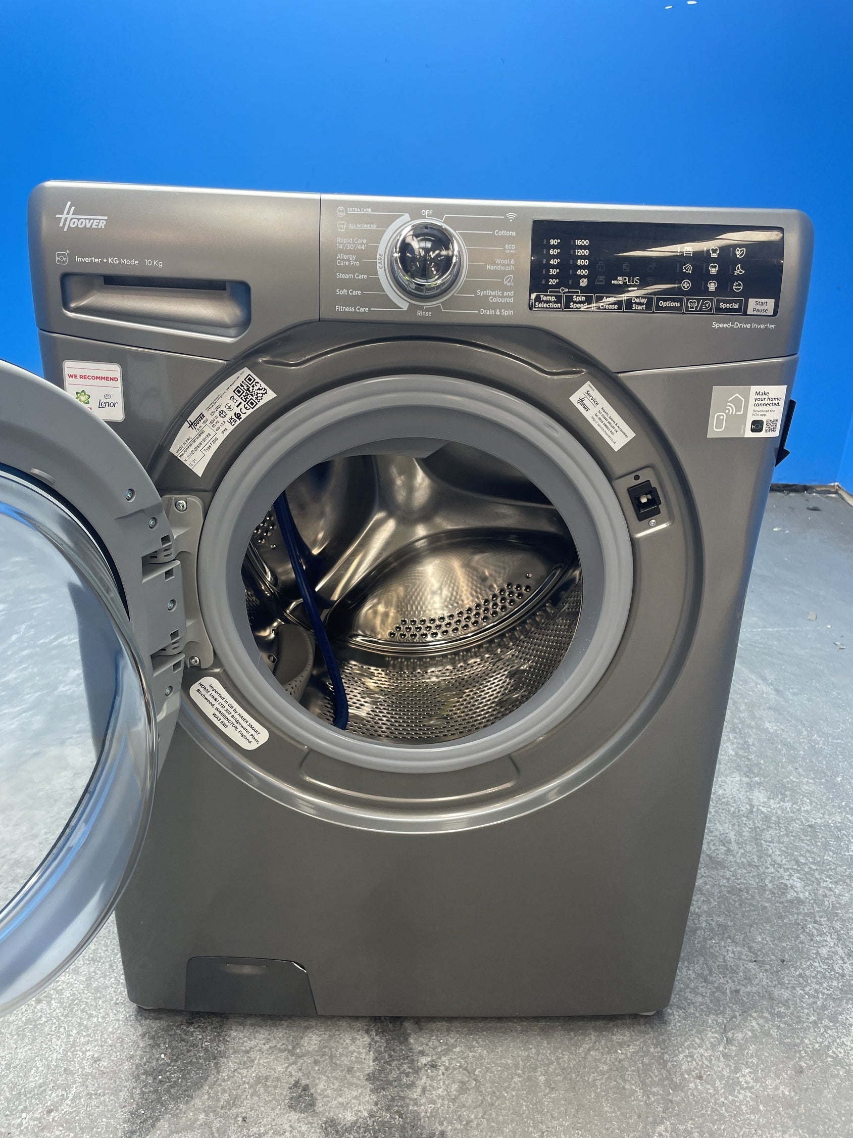 #GRC-159-560 - Hoover H3WPS6106TAMBR80 10kg 1600rpm Washing Machine