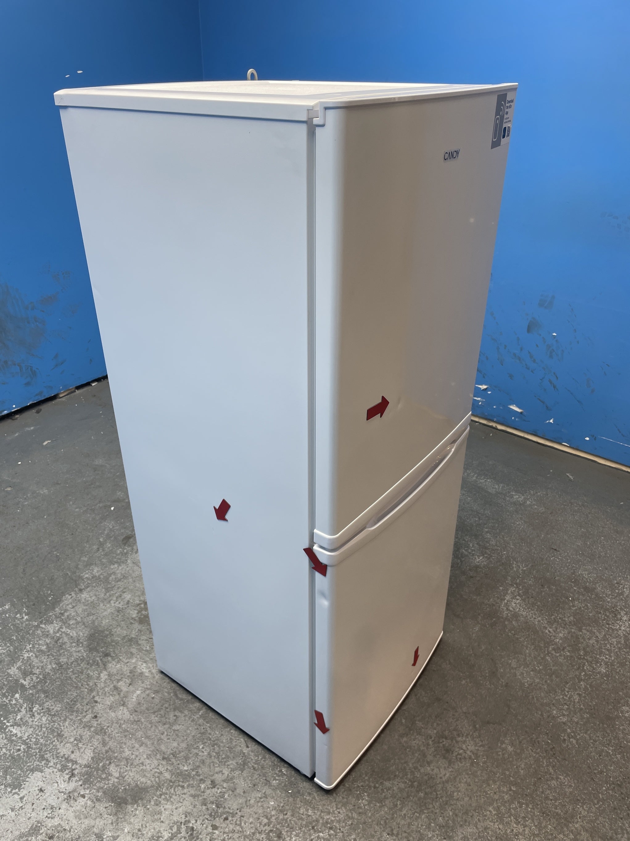 #GRC-158-559 - Candy CCH1S513EWK 185 Litre Combi Fridge Freezer