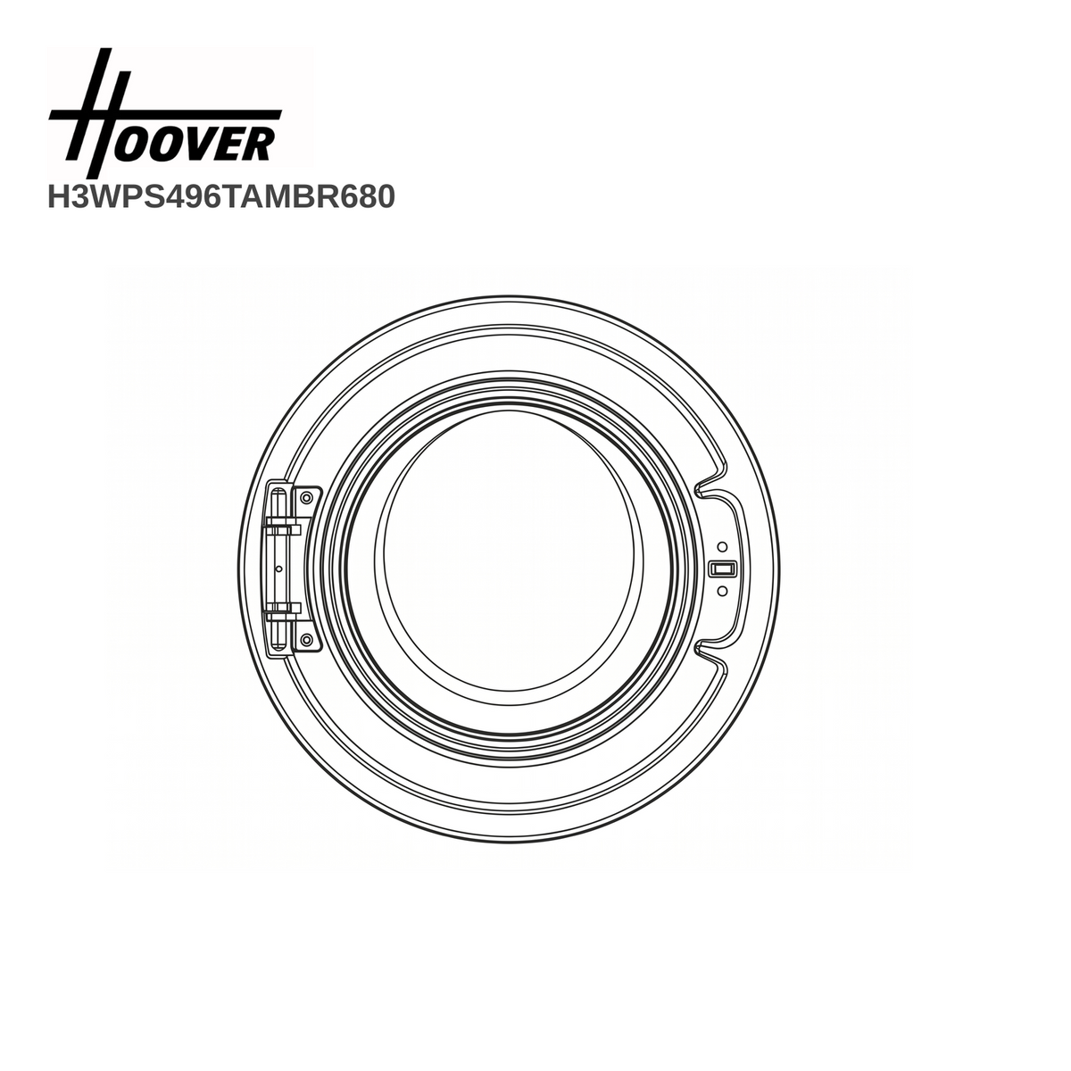 Hoover H3WPS496TAMBR680 Laundry Door - Renew 2 U
