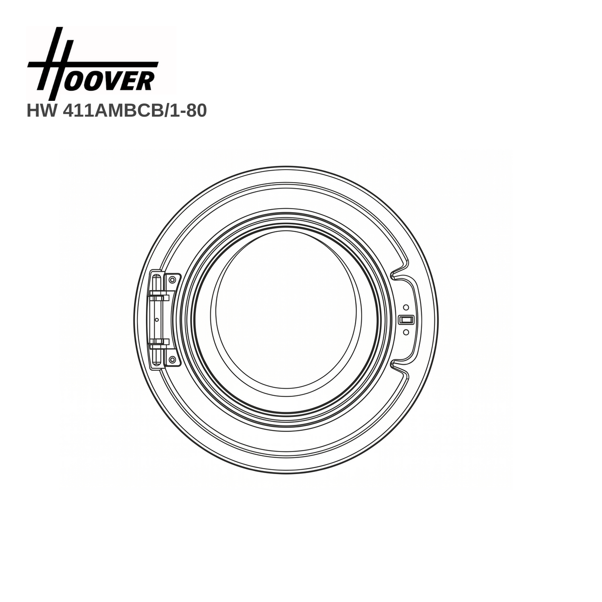Hoover HW 411AMBCB/1-80 Laundry Door - Renew 2 U