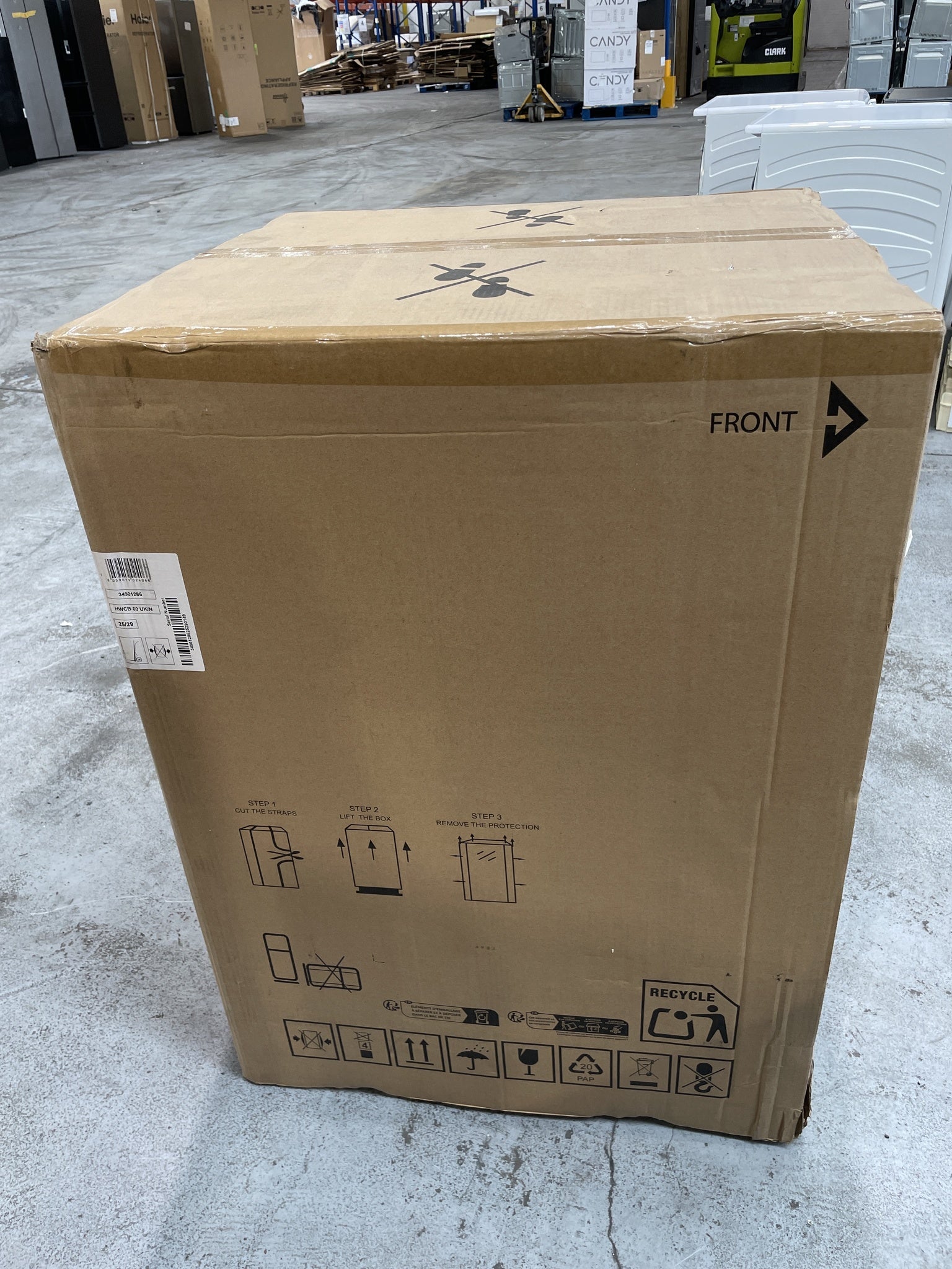 #GRC-156-443 - Hoover H-WINE 700 HWCB60UK/N Dual Zone 46 Bottle Wine Cooler