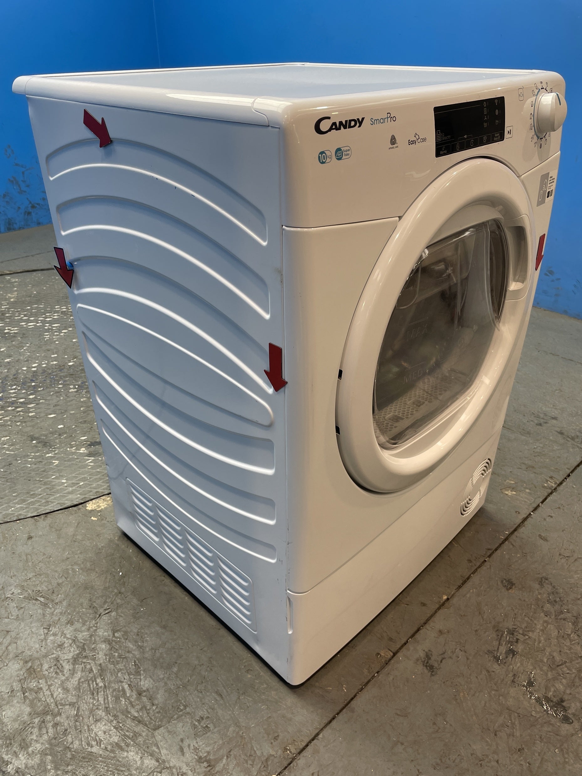 #GRC-155-154 - Candy CSOEC10TE-80 10kg Condenser Smart Pro Dryer