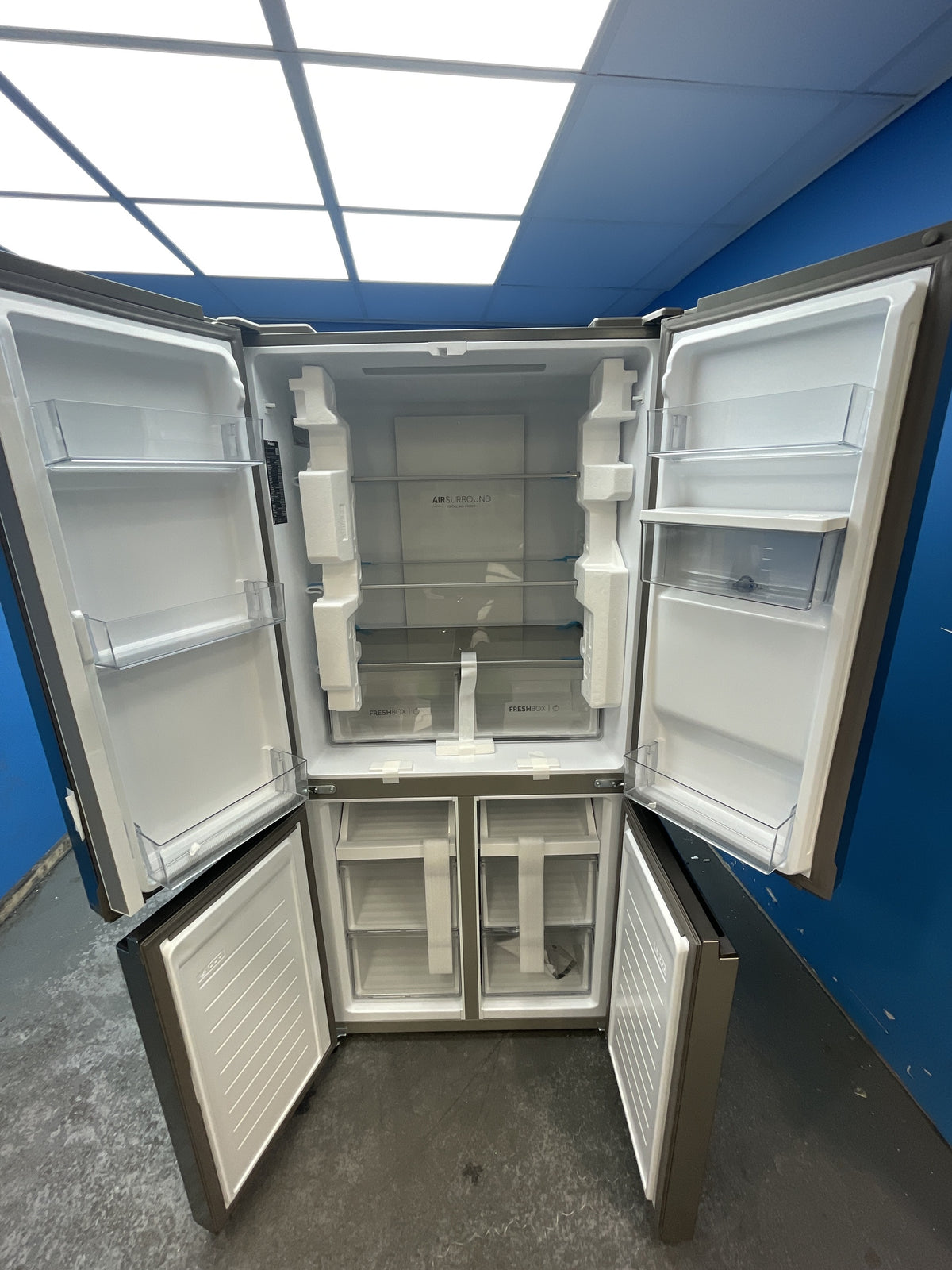 #GRC-162-700 - Haier HCR3818EWMM 4-Door Total No Frost Fridge Freezer