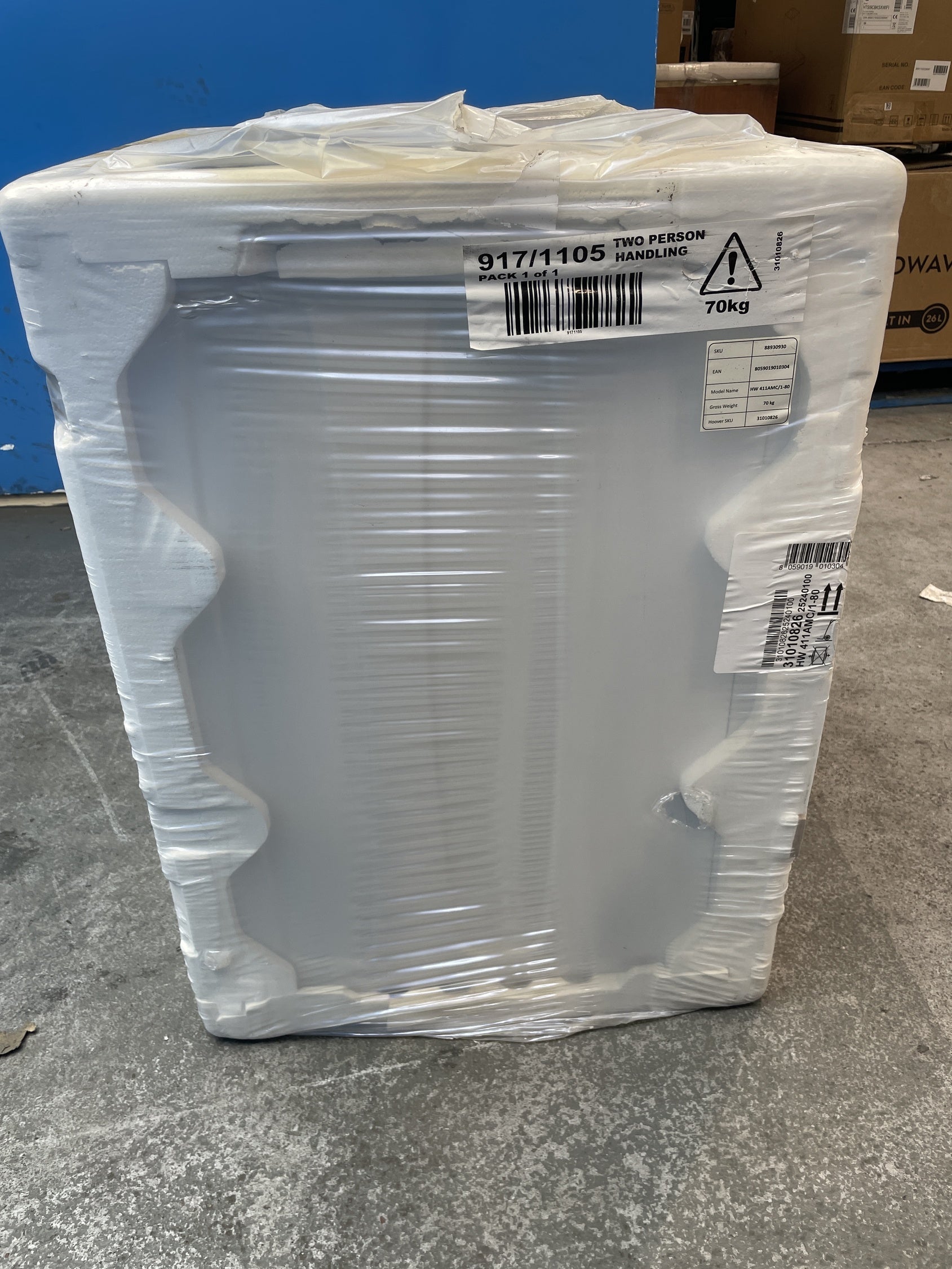 #GRC-155-833 - H-WASH 500 HWB 411AMC/1-80 11kg 1400rpm Washing Machine