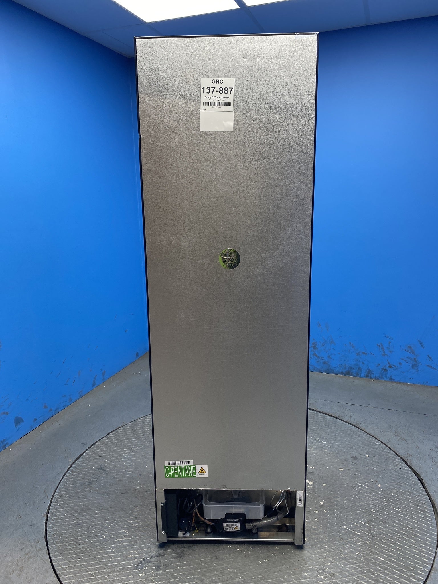 Candy CCT3L517EWBK 246 Litre Combi Fridge Freezer