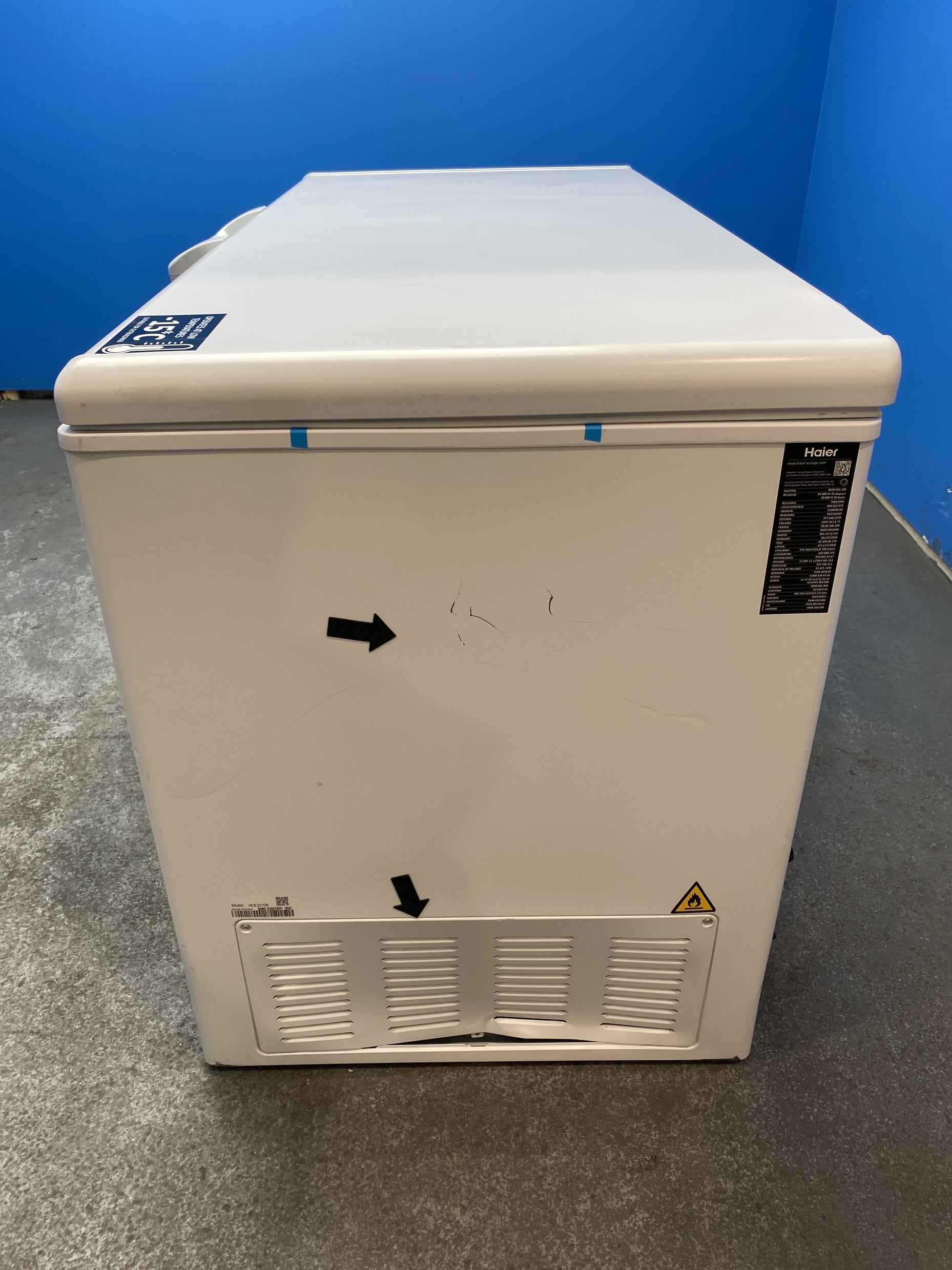 #GRC-150-508 - Haier HCE321DK 319L Chest Freezer with Fast Freeze