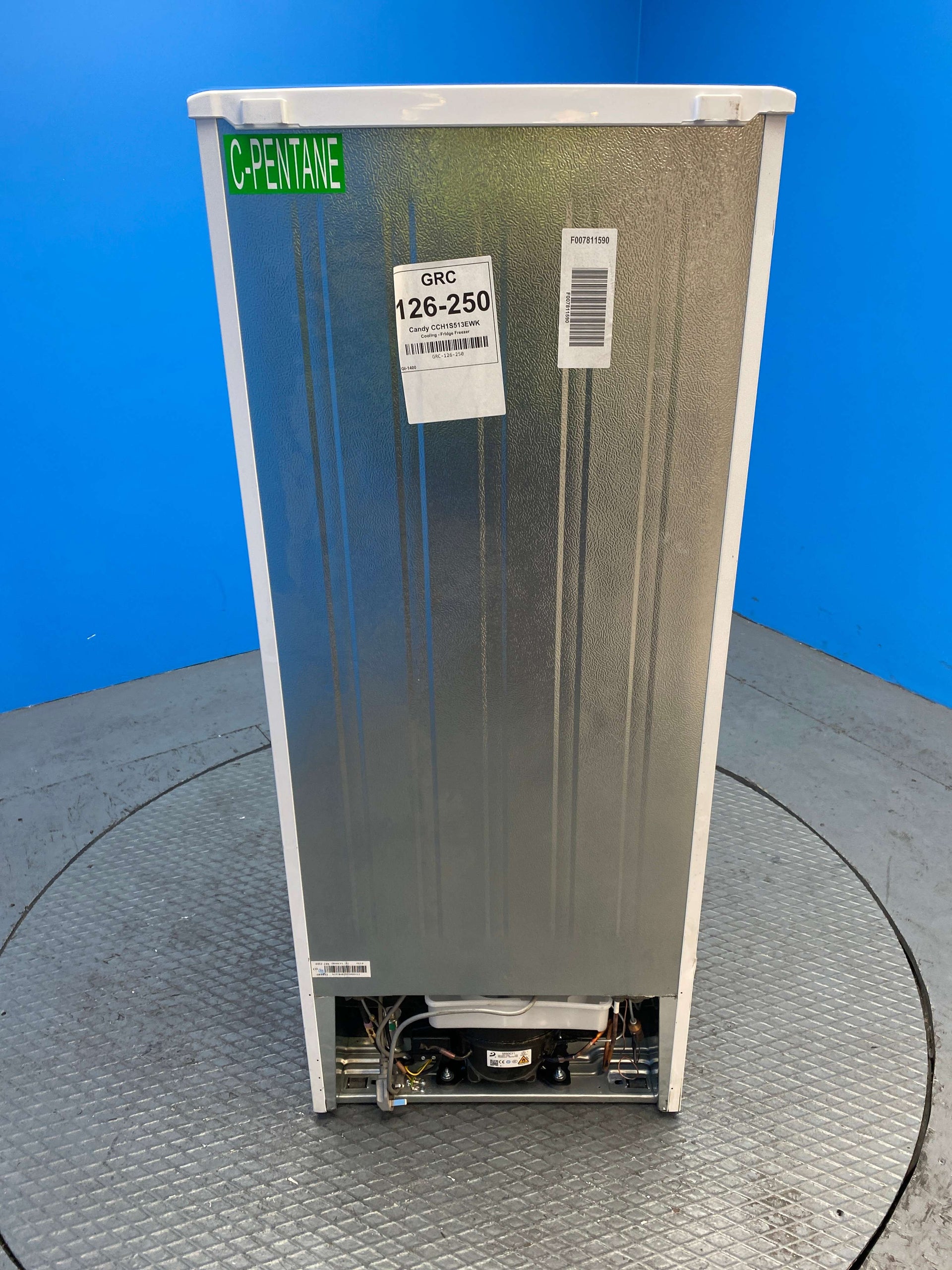 Candy CCH1S513EWK 185 Litre Combi Fridge Freezer