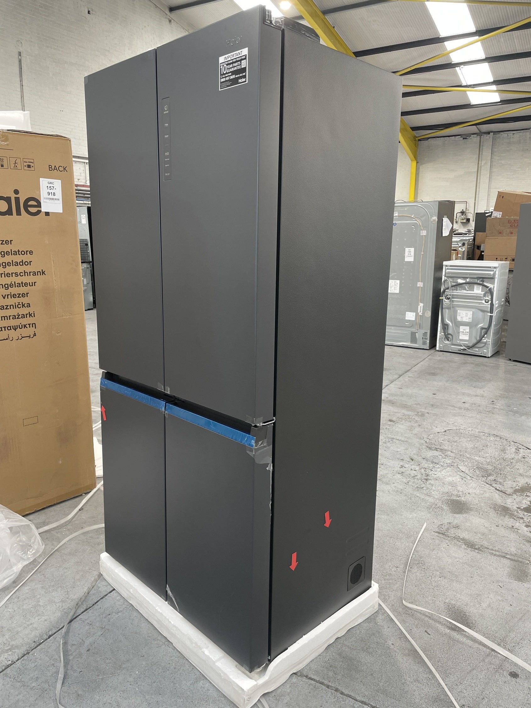 #GRC-157-890 - Haier HCR5919ENMB American Style Series 5 528 Litre Fridge Freezer