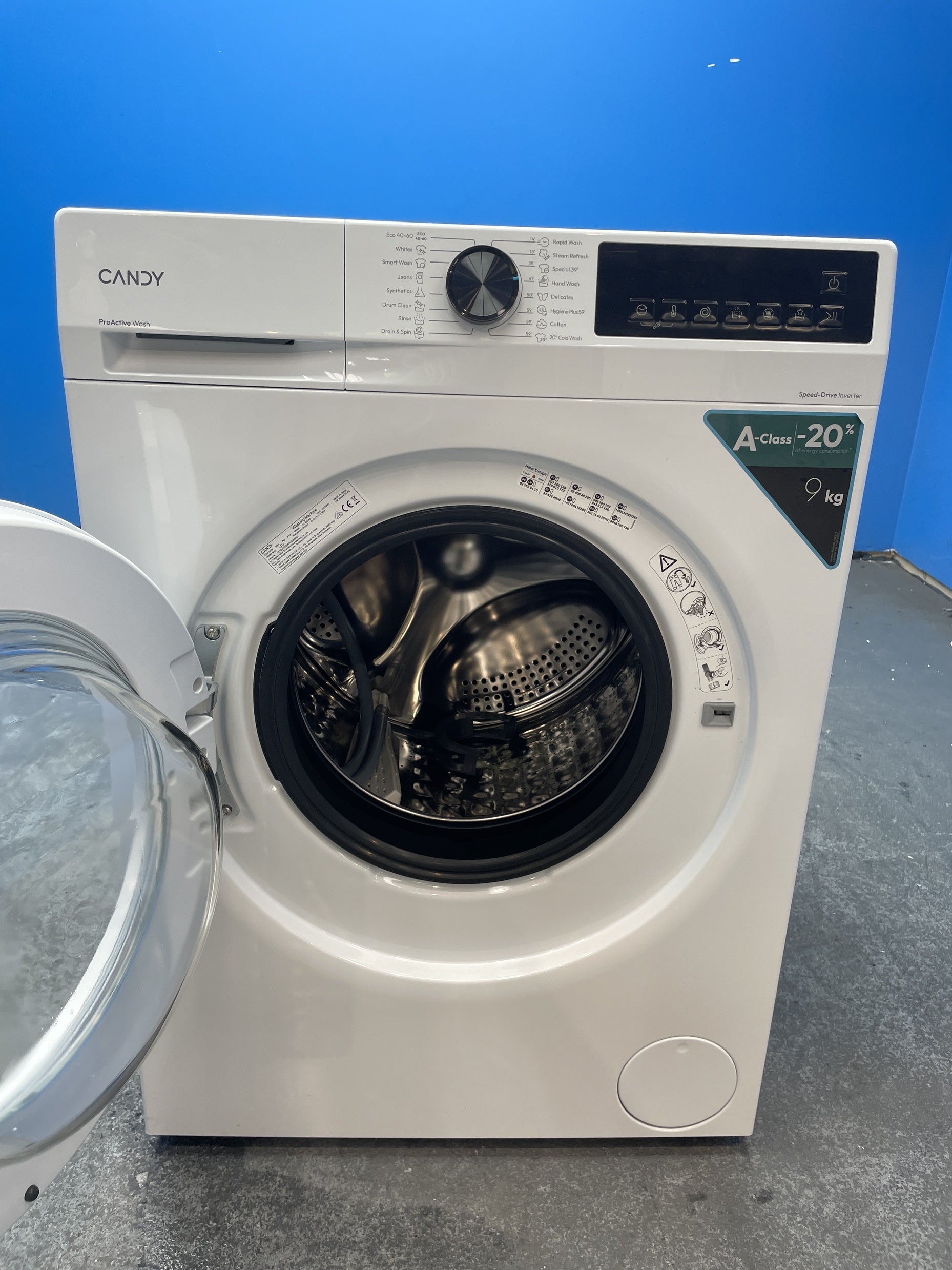 #GRC-159-608 - Candy Quick Pro GD 498-80 9kg 1400rpm Washing Machine