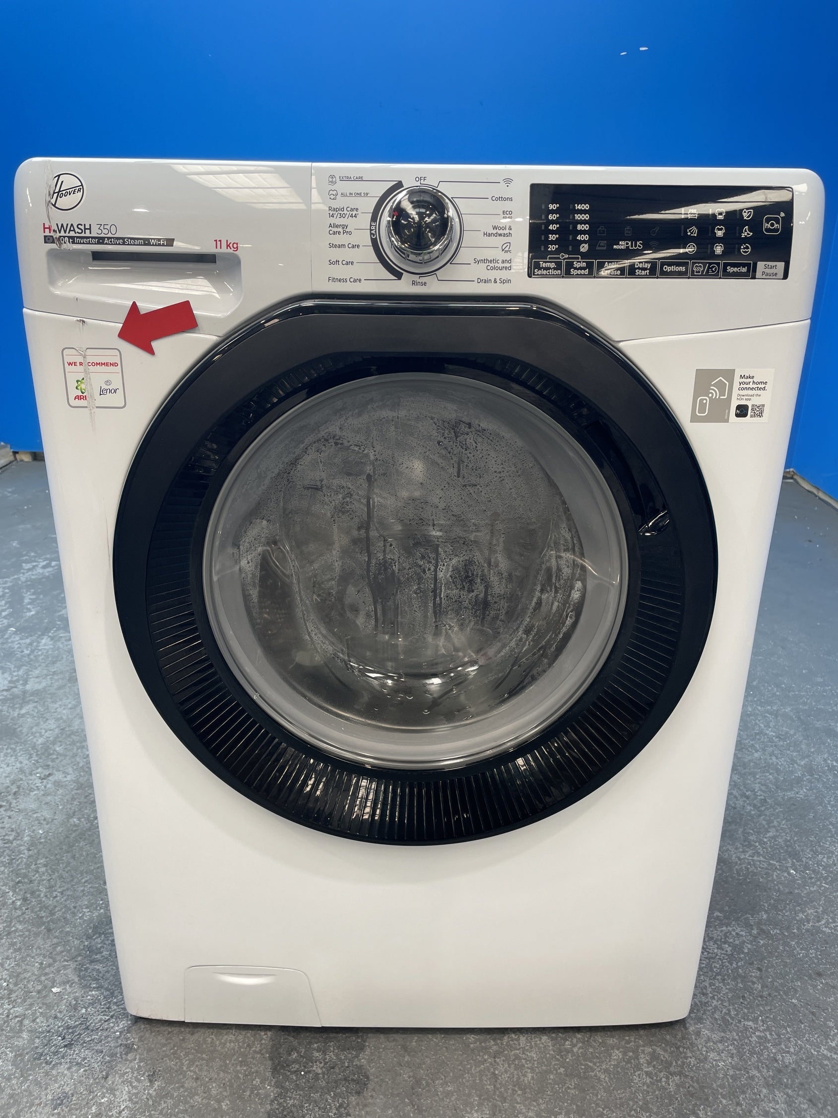 #GRC-159-694 - Hoover H3WPS4116TAMB5 11kg 1400 Spin Washing Machine