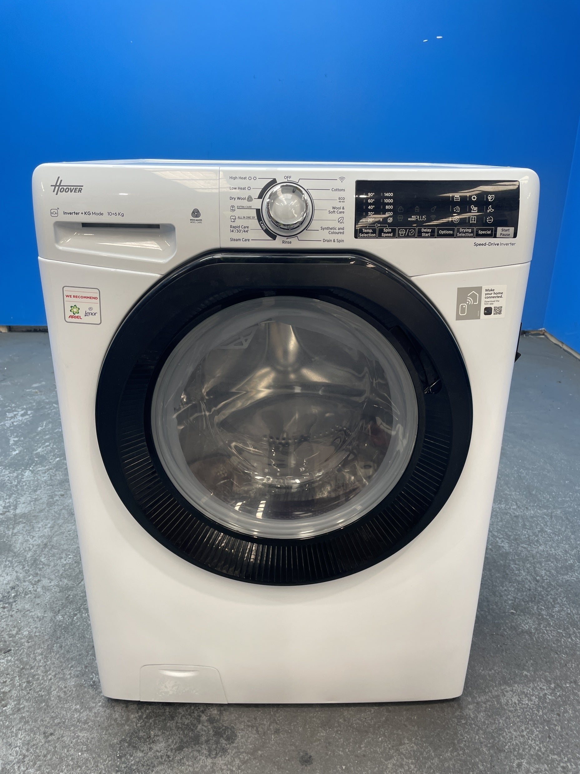 #GRC-159-989 - Hoover H-WASH 350 H3DPS41066TAMB80 10/6kg 1400rpm Washer Dryer