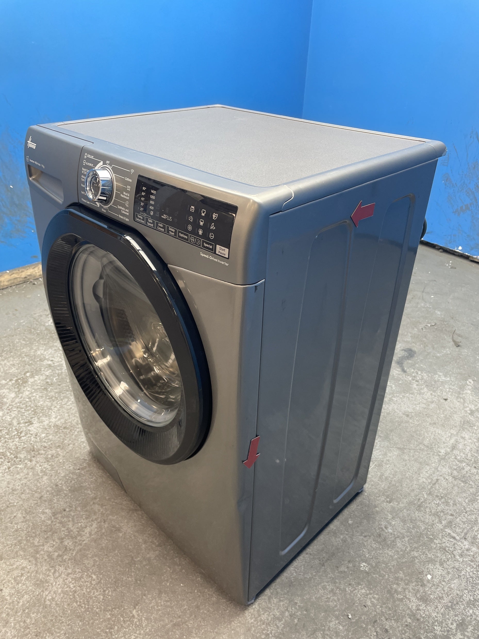 #GRC-163-126 - Hoover H3WPS496TAMBR680 9kg 1400 Spin Washing Machine