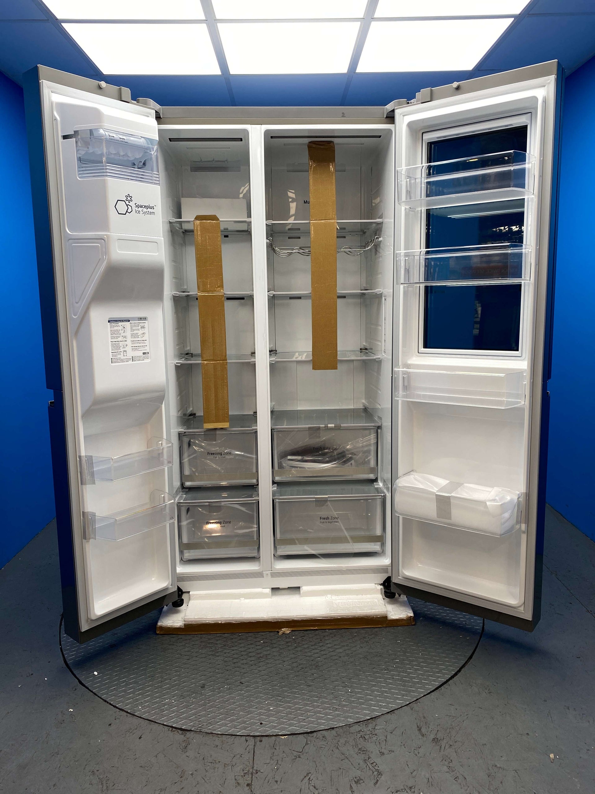 LG InstaView™ GSXV80PZLE American Style Fridge Freezer