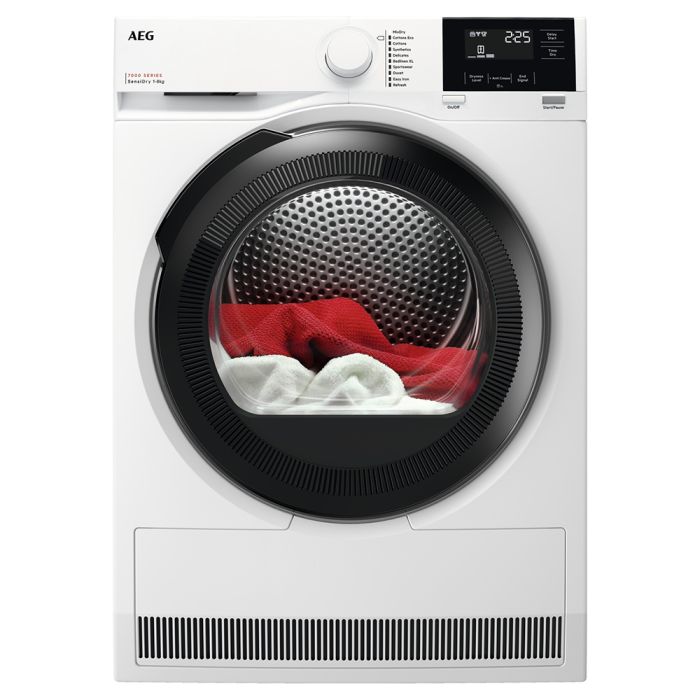 AEG 7000 Series TR718L4B 8kg Heat Pump Tumble Dryer – Renew 2 U