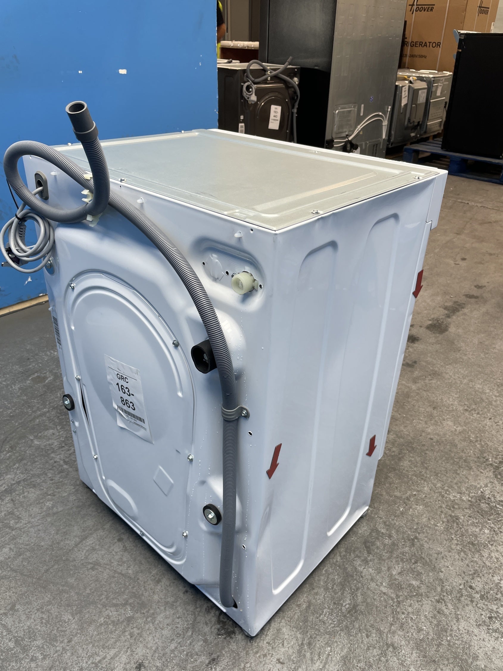 #GRC-163-863 - Hoover Integrated Washer Dryer – 9kg Wash, 6kg Dry, 1400rpm, WiFi Connected, White