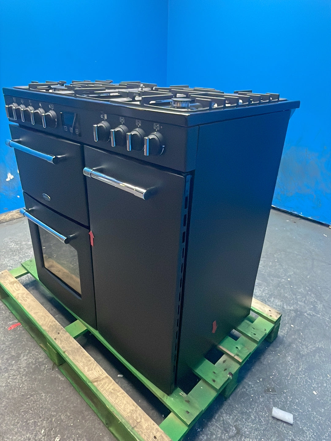 #GRC-164-290 - Belling Farmhouse 90cm Dual Fuel Range Cooker – 174L, 3 Ovens, AirFry
