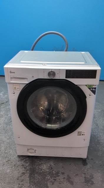 #GRC-163-379 - Hoover Integrated Washer Dryer – 9kg Wash, 6kg Dry, 1400rpm, WiFi Connected, White
