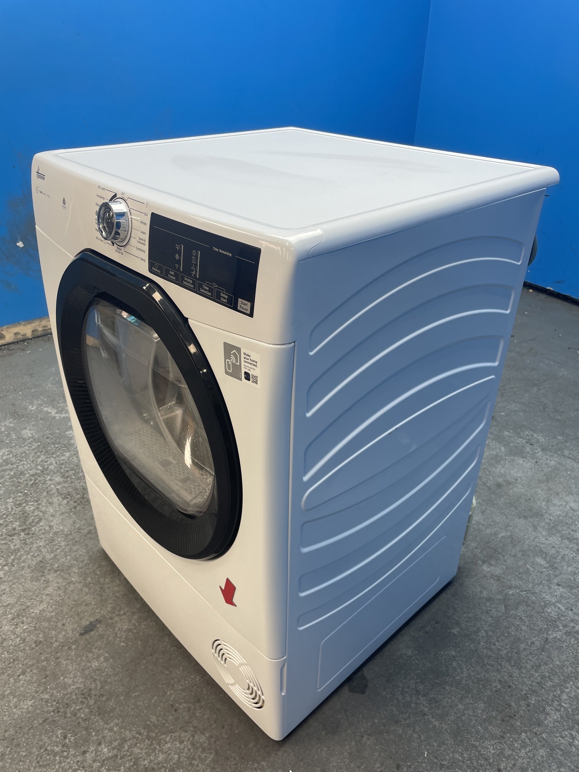 #GRC-160-128 - Hoover H-DRY 350 HRE H9N2TBE-80 9kg Heat Pump Tumble Dryer