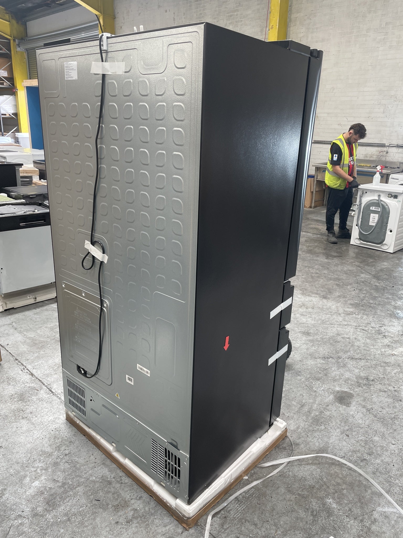 #GRC-158-128 - Hisense RF749N4SWFE PureFlat French Door Fridge Freezer