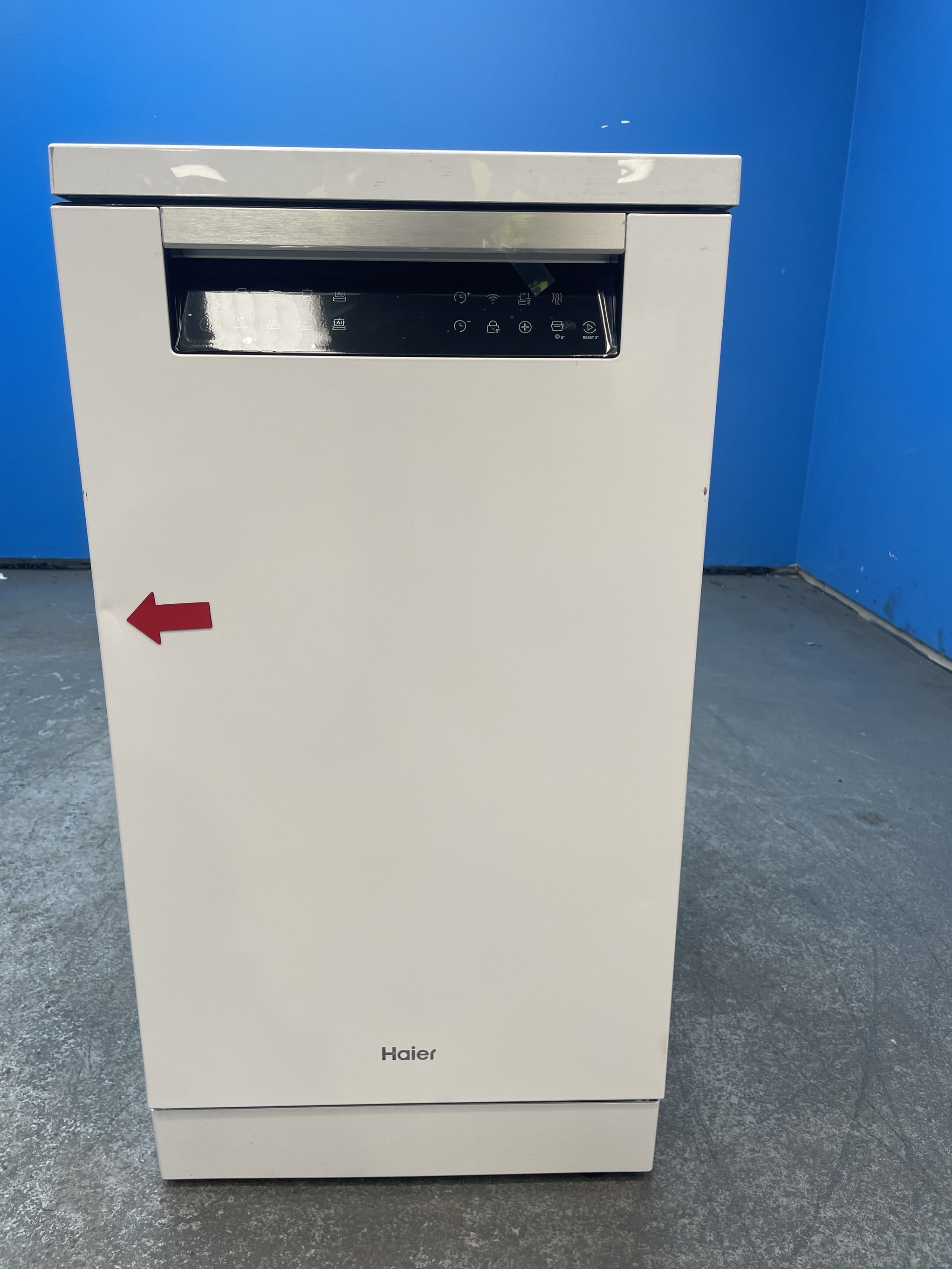#GRC-144-955 - Haier XF1C3TB1FW I-Pro Shine Series 5 Slimline 10 Place Dishwasher