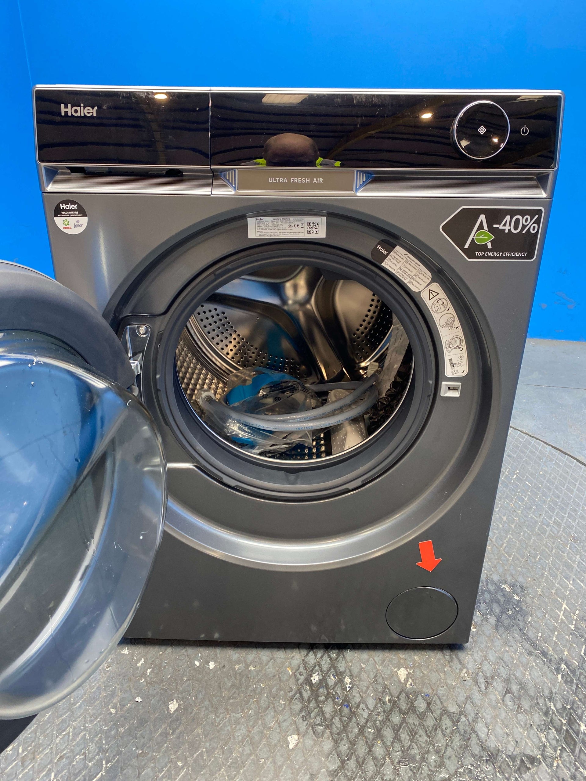 Haier HW110-BD14397PGUK X Series 11kg 1400 Spin Washing Machine