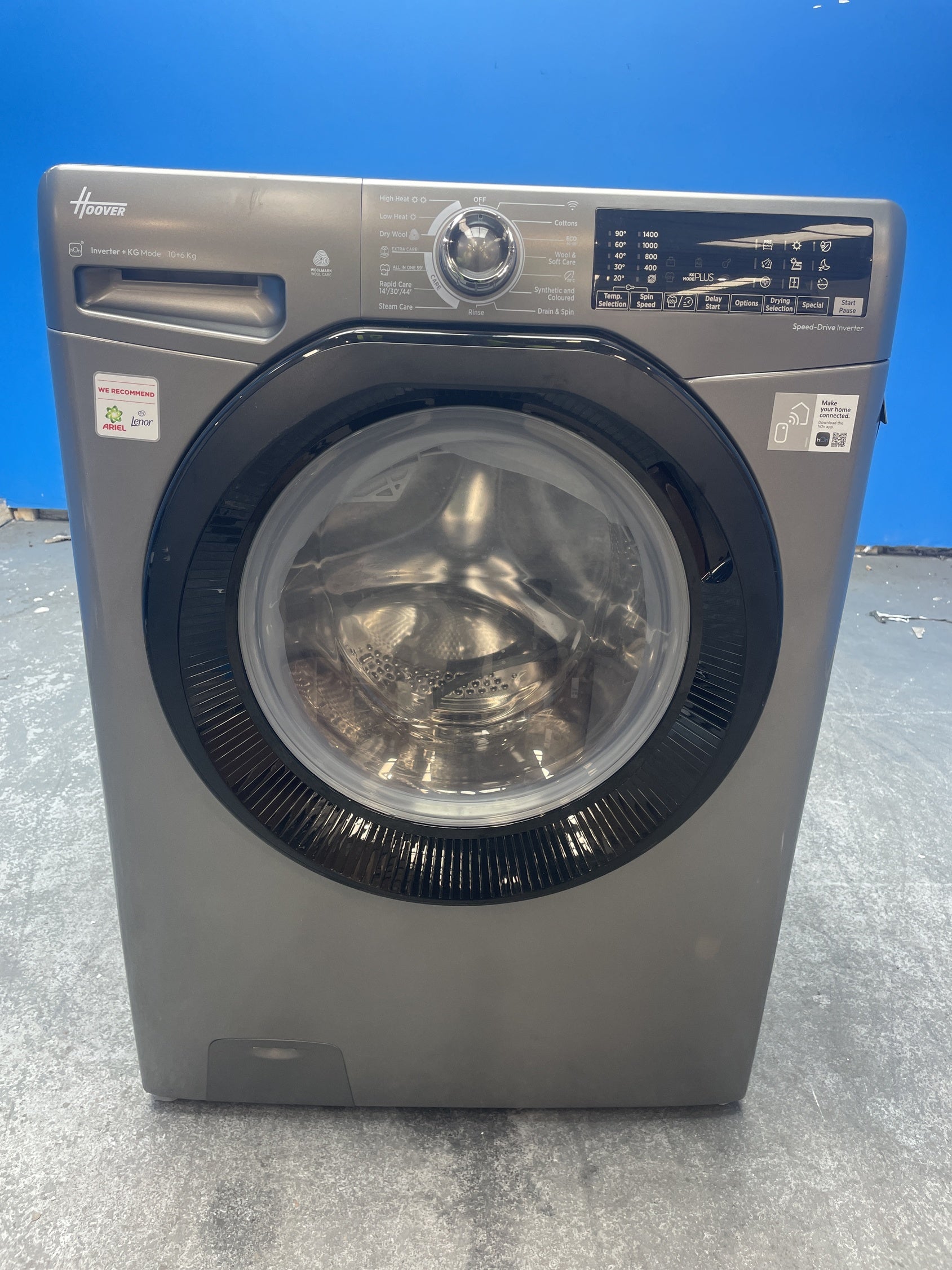 #GRC-159-311 - Hoover H3DPS41066TABR80 10kg / 6kg 1400 Spin Washer Dryer